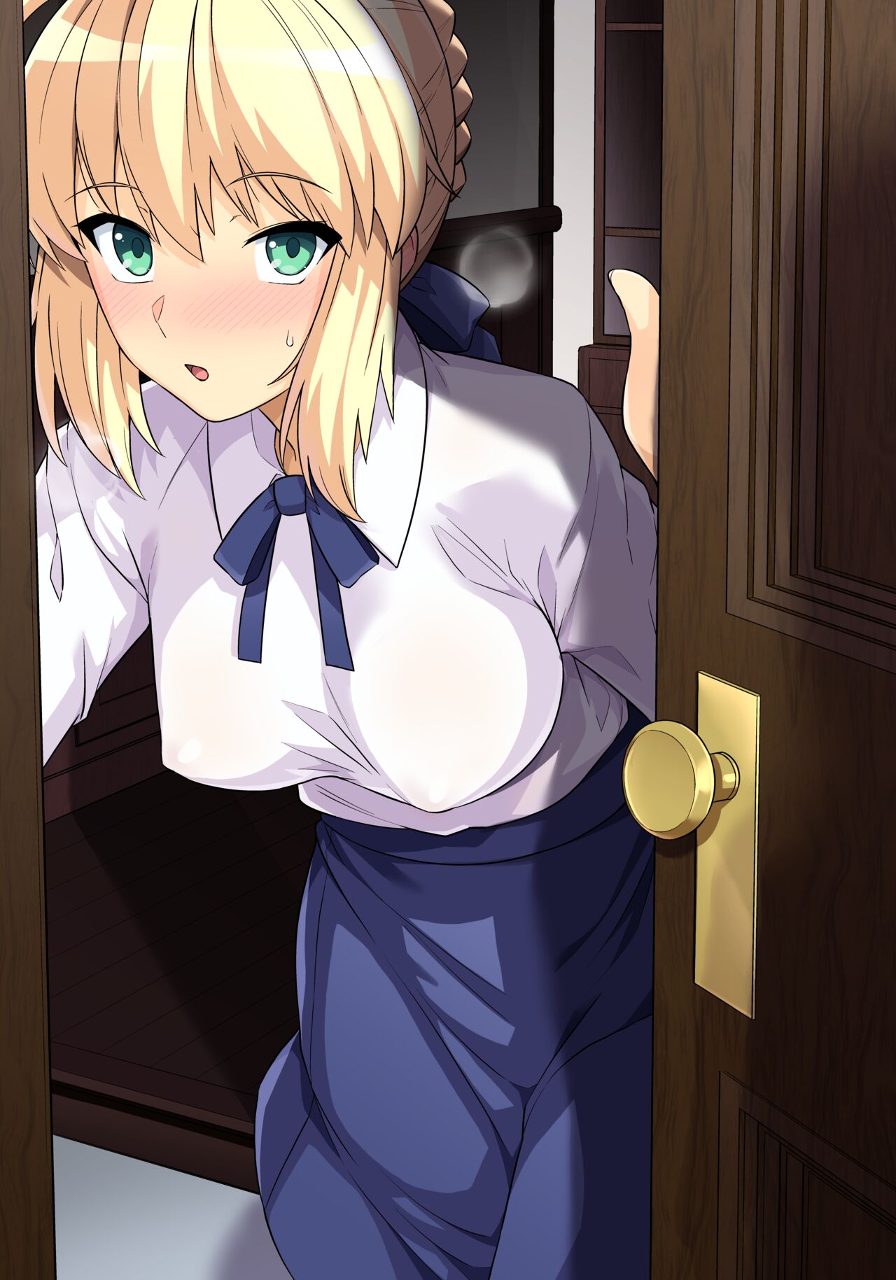 Saber and Shinji's Cheating Sex page 1 full