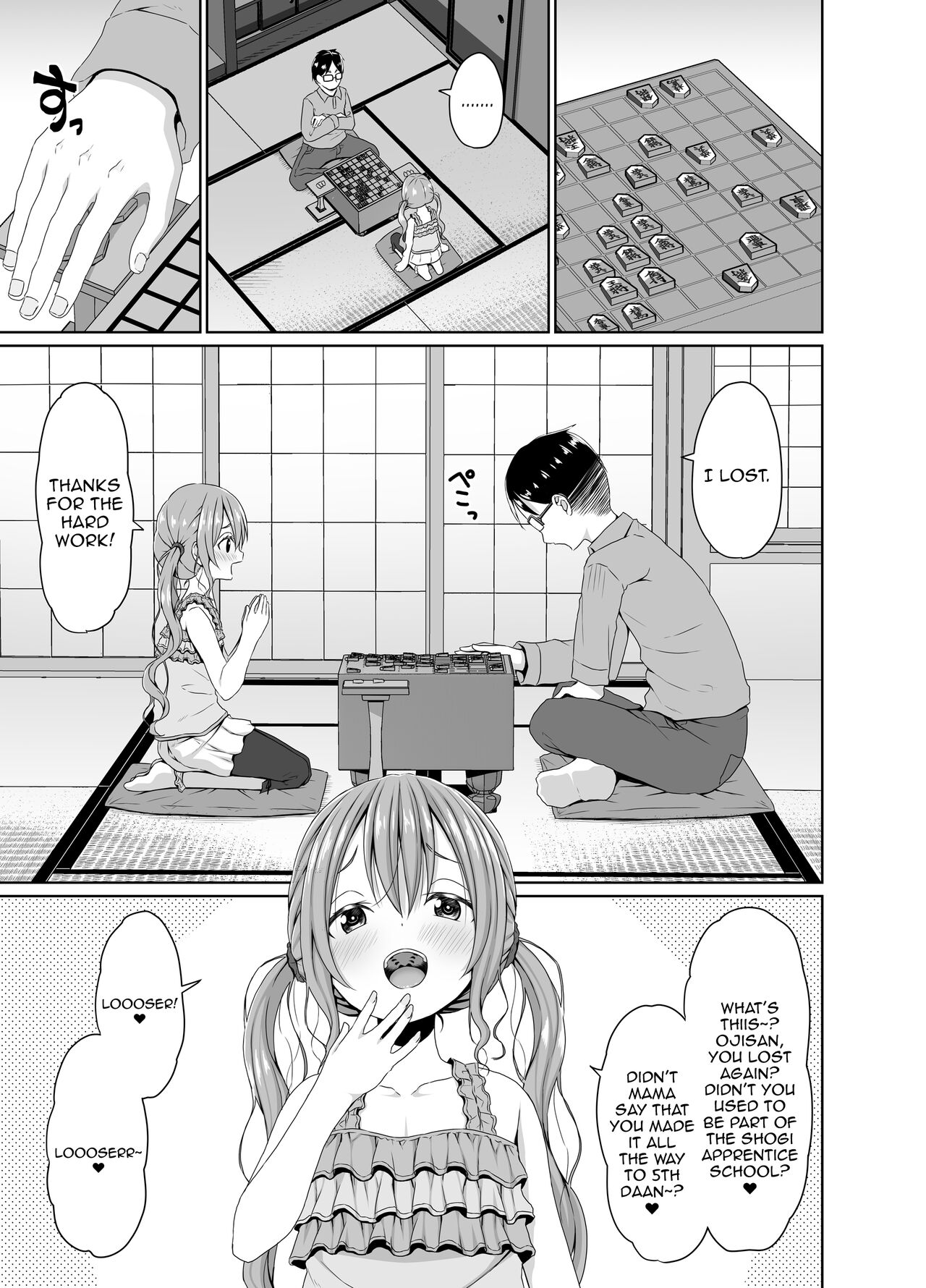 Ore yori shougi ga tsuyoi mesugaki ni chinpode wa katsu / Beating a Brat Who's Better Than Me At Shogi With My Dick page 2 full