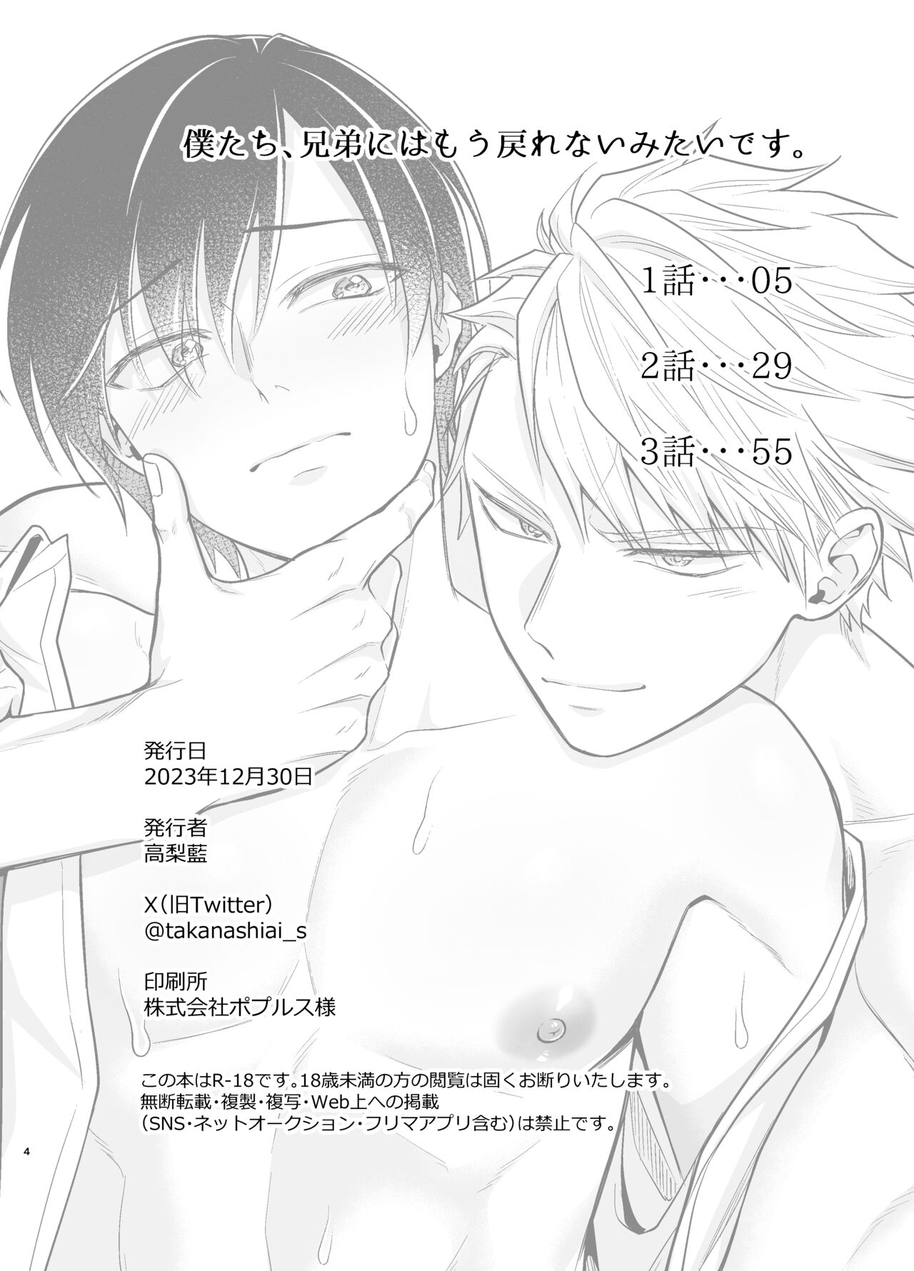 Bokutachi, Kyoudai ni wa Mou Modorenai Mitai desu. page 4 full