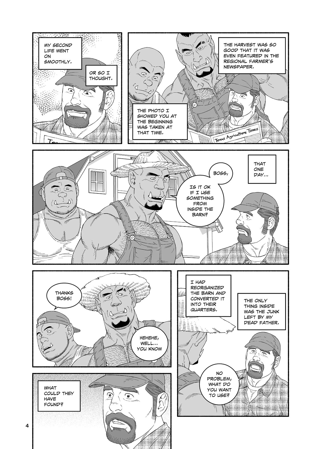 Tagame Gengoroh B.S.B. Big Sir's Bitches : A Farmer - In the Case of Ted Sterling page 5 full