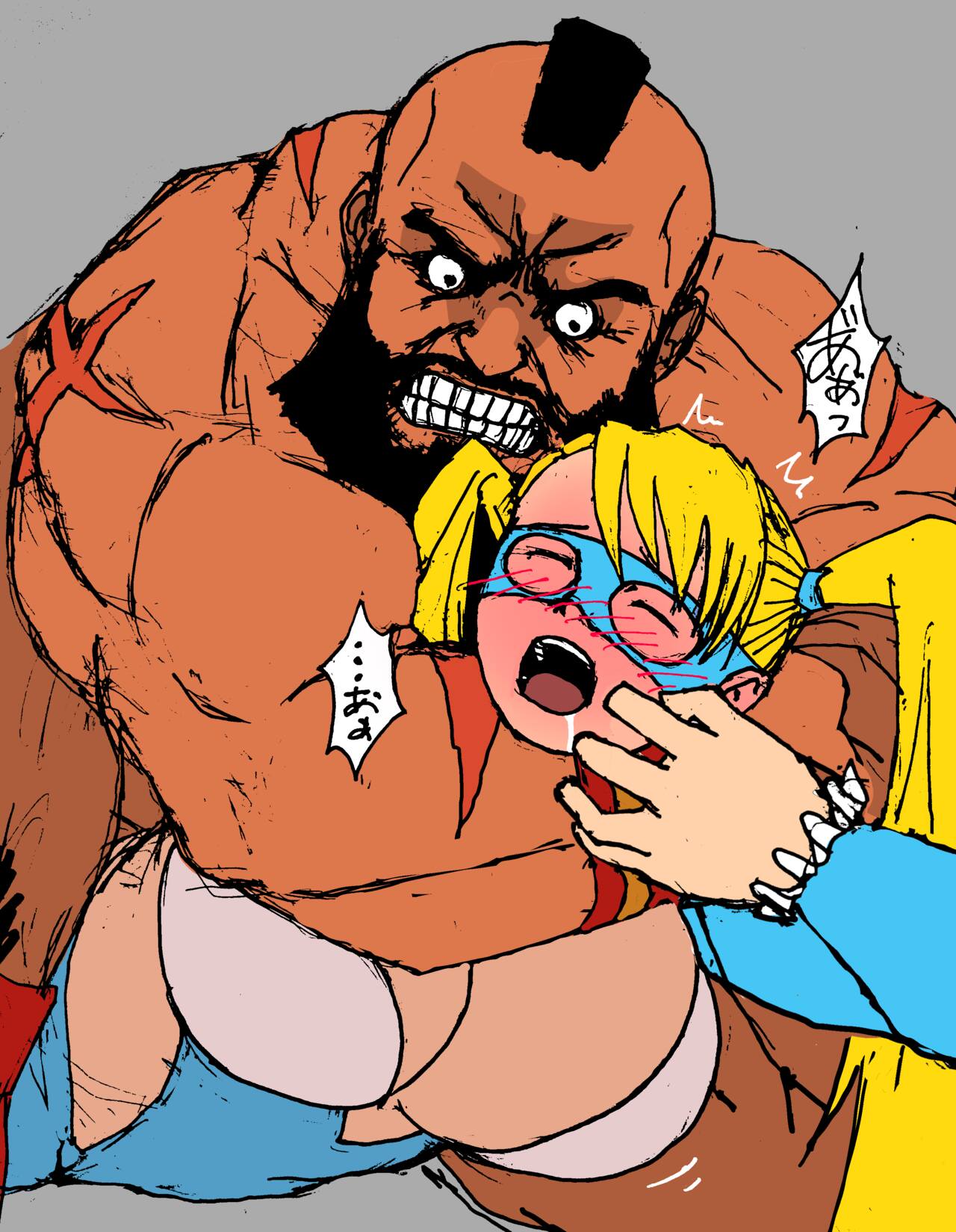 Zangief VS. Rainbow Mika page 2 full