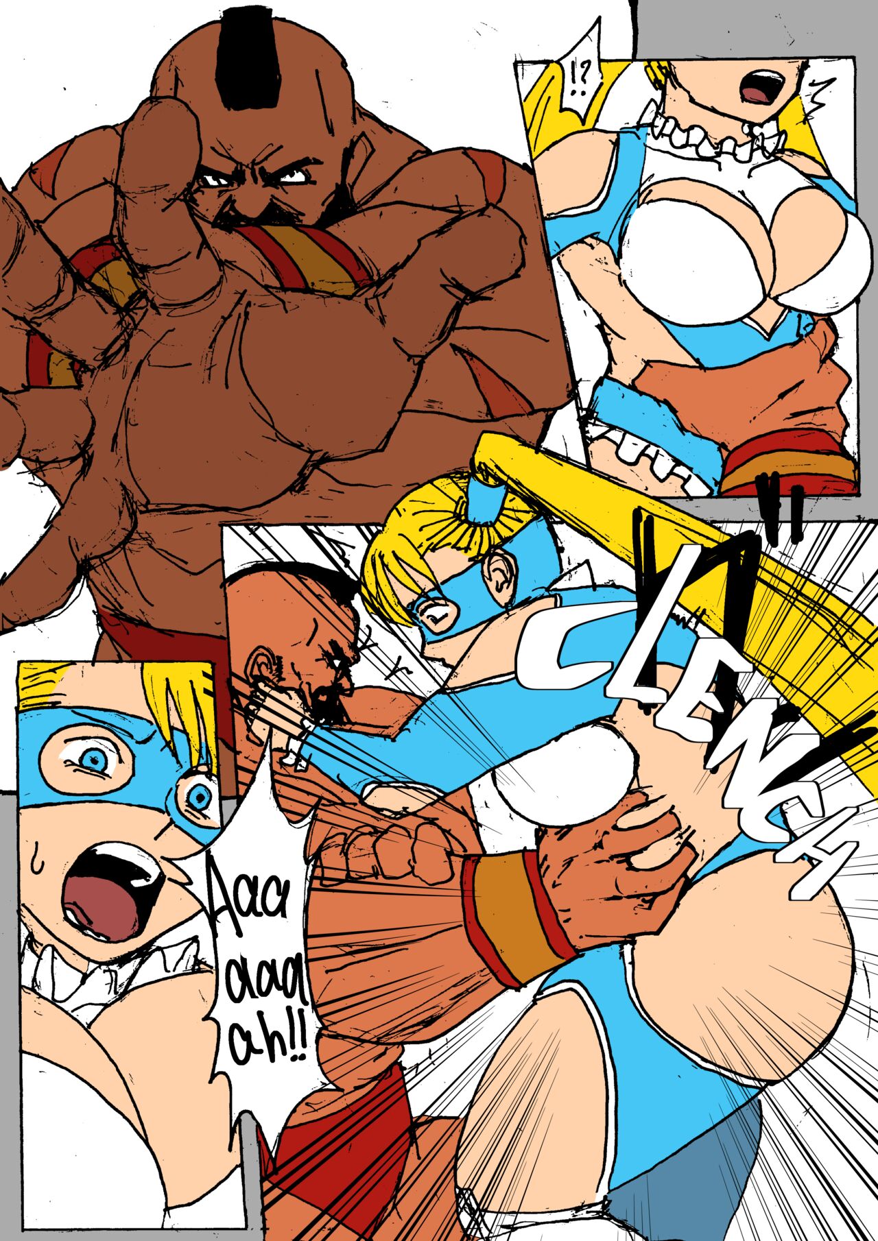 Zangief VS. Rainbow Mika page 8 full