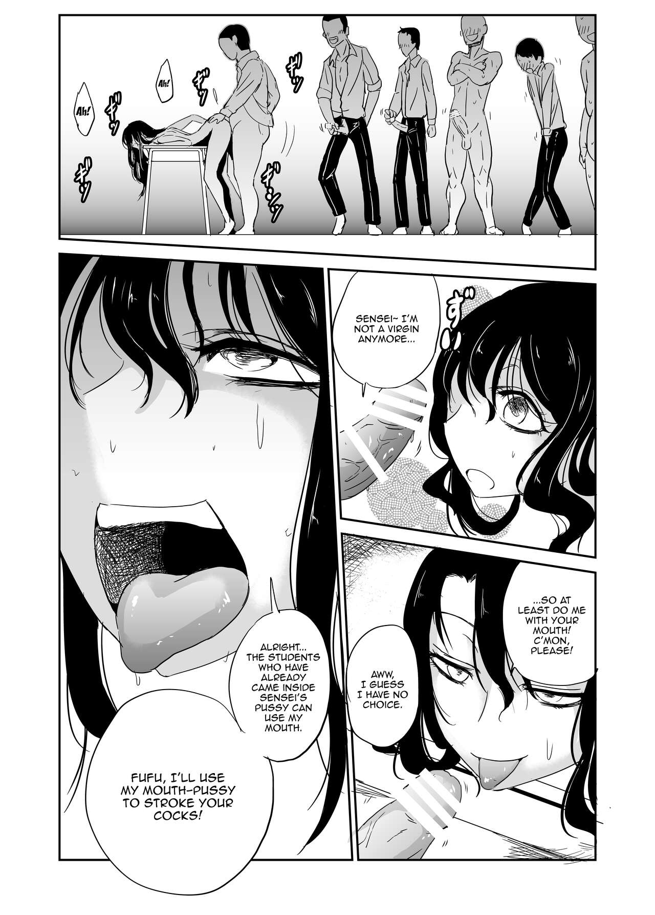 Inran Onna Kyoushi no Doutei Sotsugyoushiki | The Slutty Female Teacher's Virginity Graduation Ceremony page 10 full