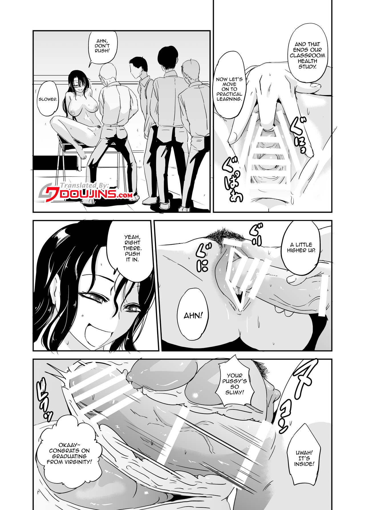 Inran Onna Kyoushi no Doutei Sotsugyoushiki | The Slutty Female Teacher's Virginity Graduation Ceremony page 3 full