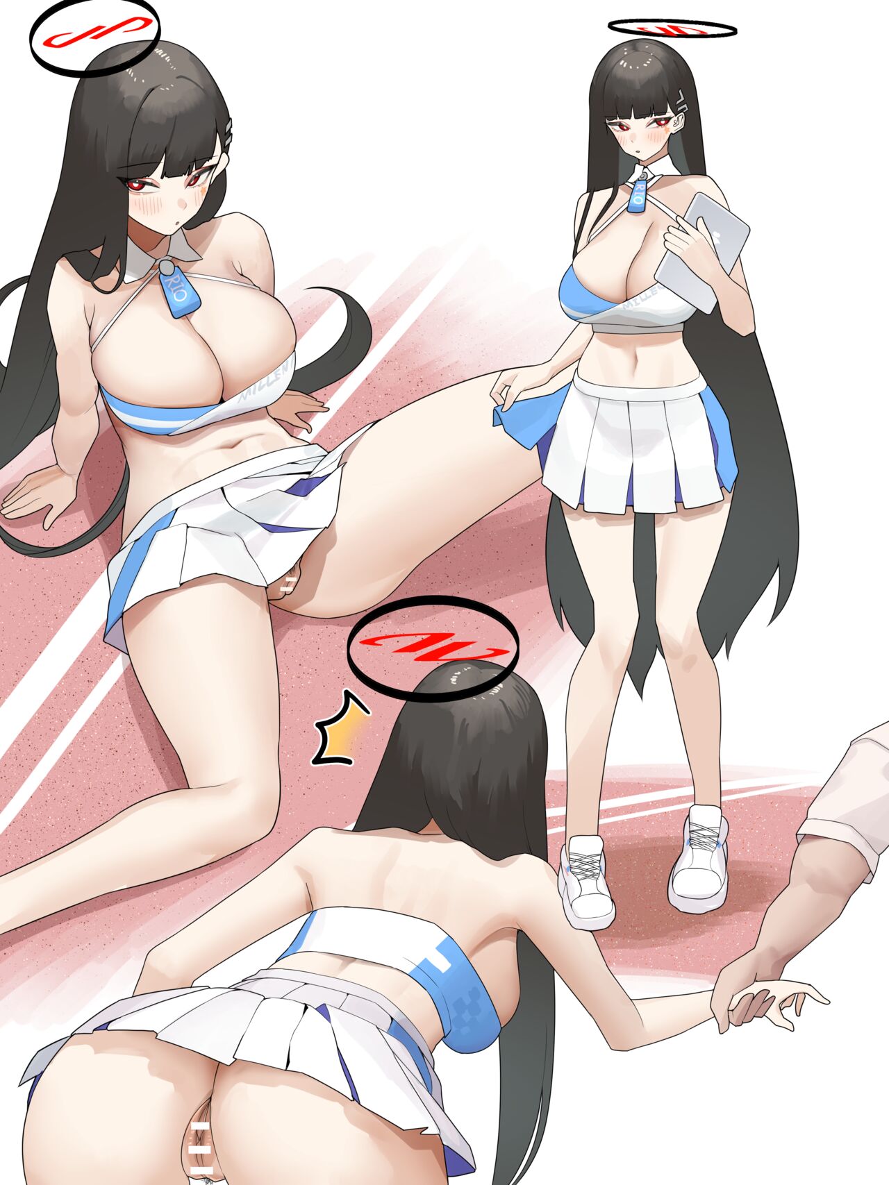 調月リオとチアコス路地裏セックス♡ page 5 full