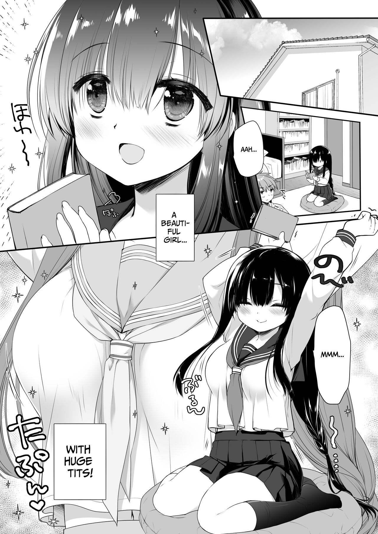 Jimi Bakunyuu Osananajimi no Oppai o 3-Jikan Momi Tsuzuketara Taihen na Koto ni Natta page 3 full