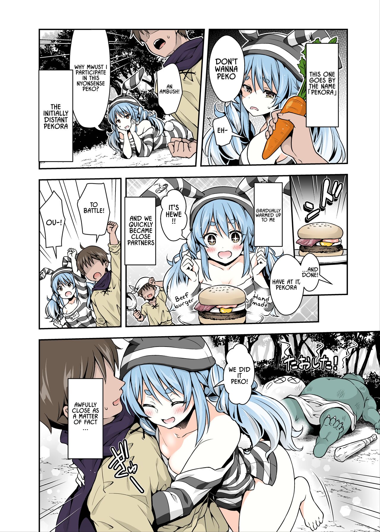 Yasei no Usagi ga Nakama ni Naritasou ni Kochira o Miteiru | Wild Rabbit Is Looking At You As If It Wants To Be Friends page 4 full