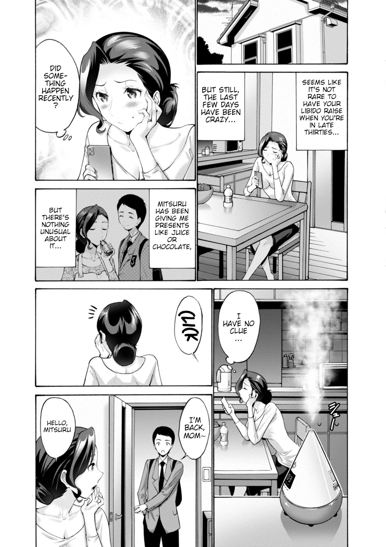 [Nishikawa Kou] Haha wa Musuko no Chinpo ni Koi o Suru - Mother lusts after her son's dick. + FANZA Tokusouban Furoku [Digital] [Incomplete] [English] [Poranya] Hentai - Raw  27