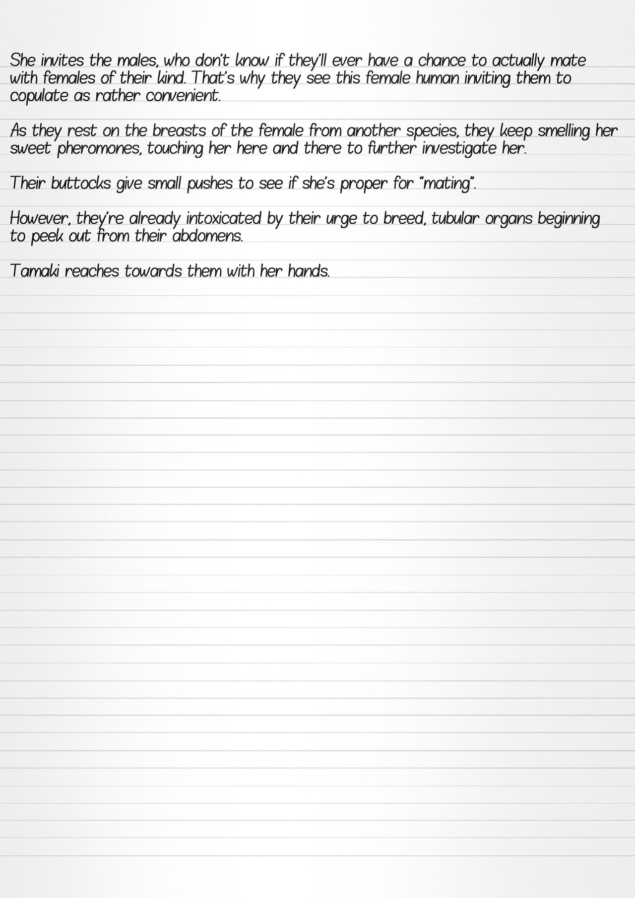 Misuke's Short Stories 7 - Three Girls & Insects page 3 full