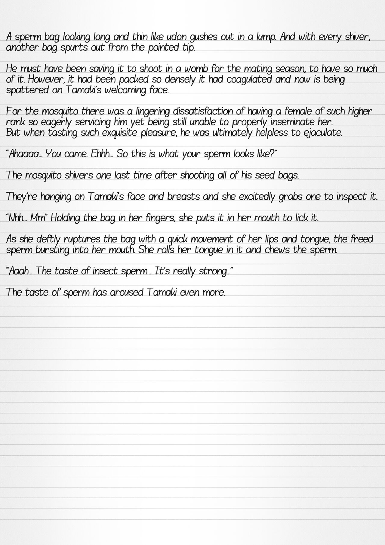 Misuke's Short Stories 7 - Three Girls & Insects page 6 full