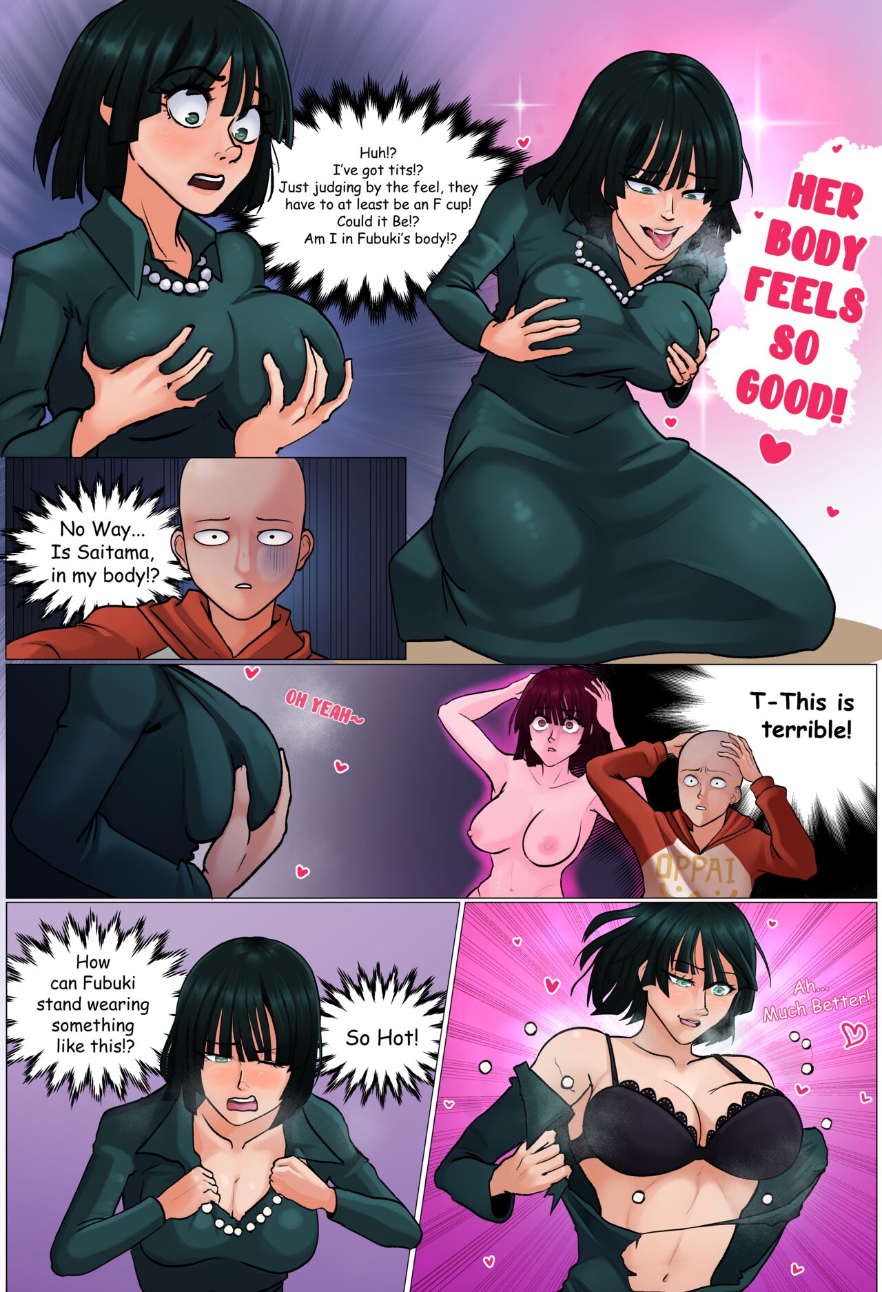 Fauzy: Fubuki & Saitama bodyswapped! page 2 full
