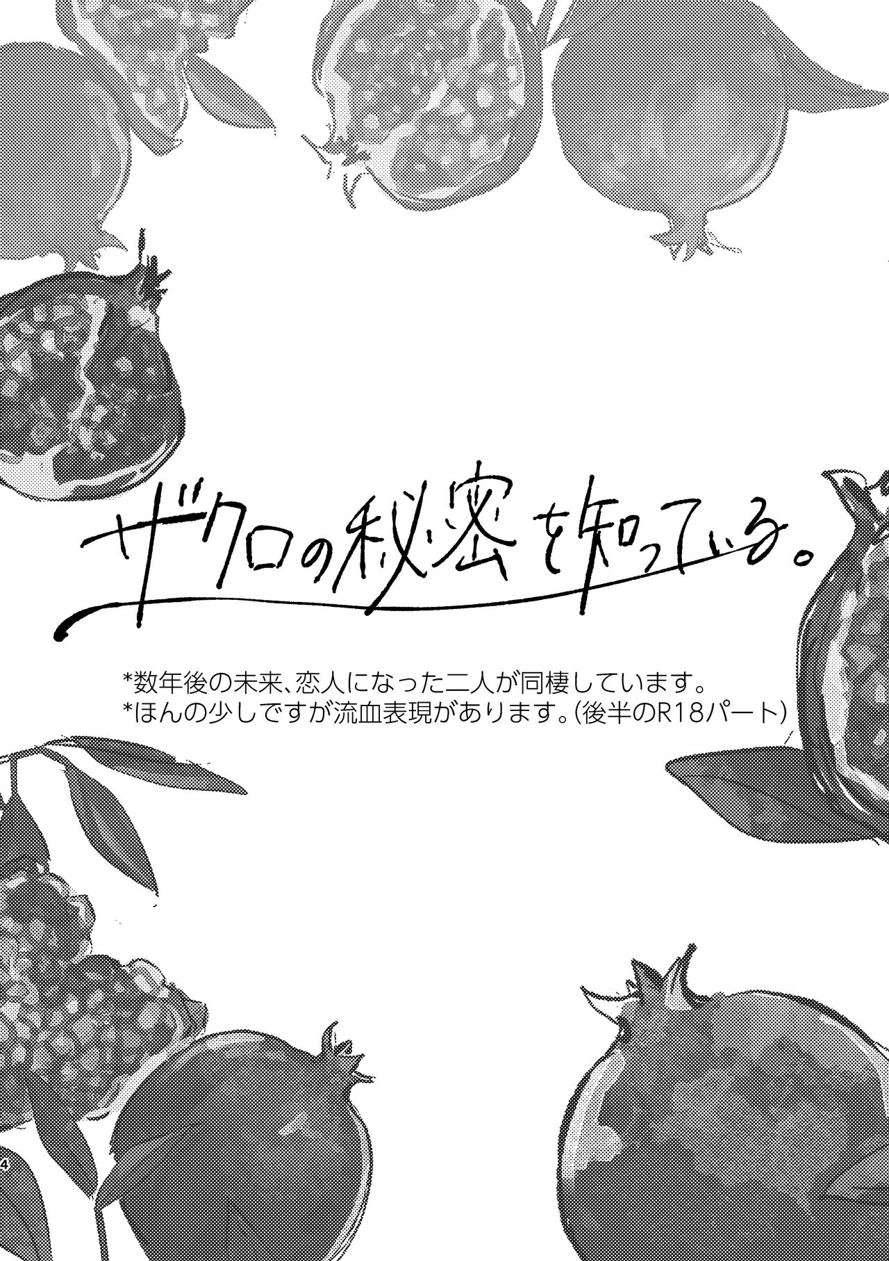 Zakuro no himitsu o shitteiru. page 3 full