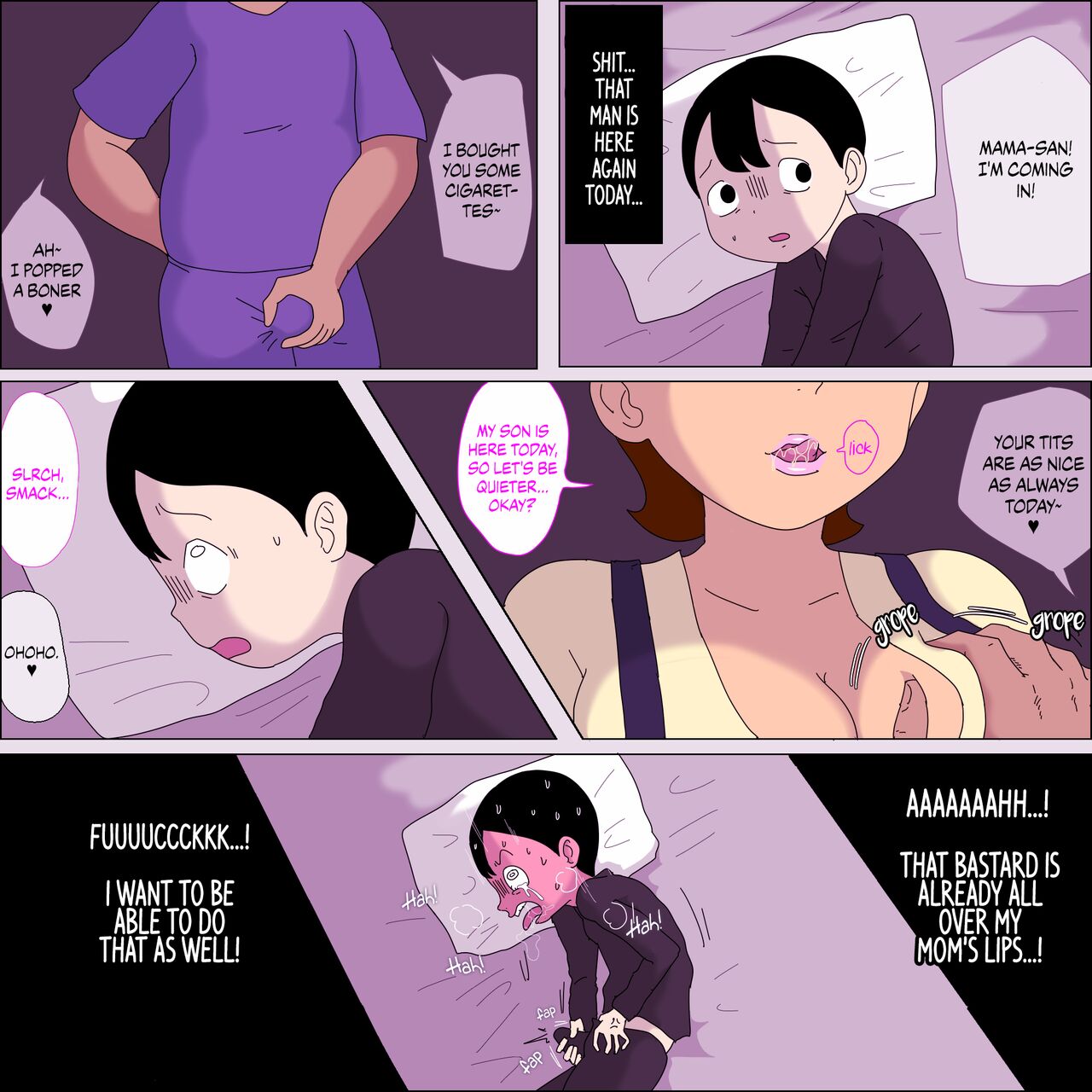 Mama, Kimochi Yosugi. | Mama, it feels good! page 9 full