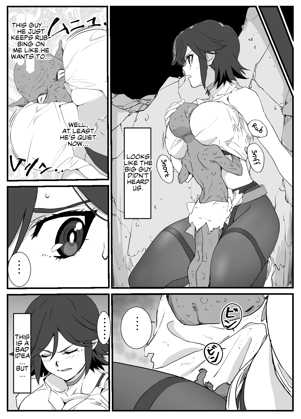 Hitozuma Boukensha Doukutsu ~Teikyuu Monster Oppai Houshi~ | Married Adventurer Cave Adventuring ~Low Rank Monsters Boob Service~ page 8 full