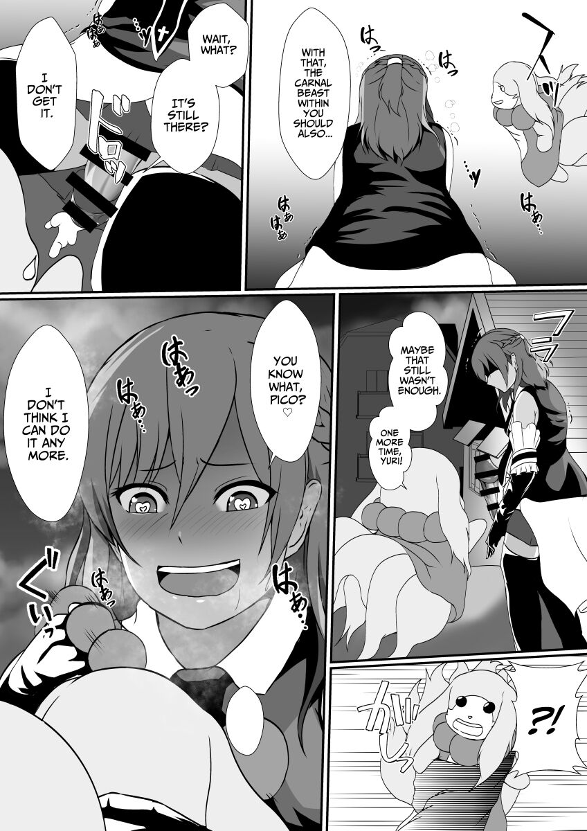 Futanari Injuu ni Kisei Sareta Mahou Shoujo | The Magical Girl Parasitized by a Futanari Sex Beast page 9 full