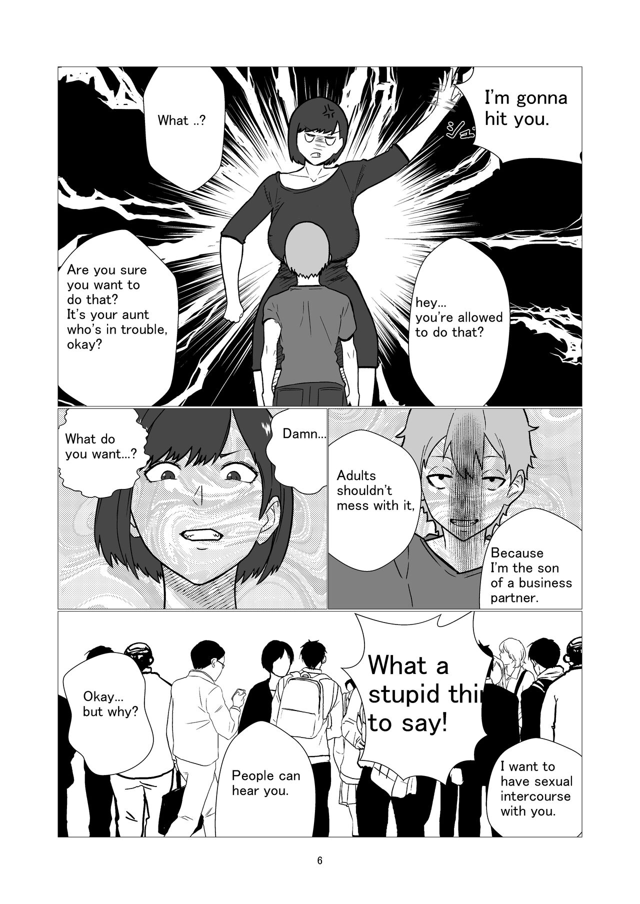 大嫌いなイジメっ子同級生の寝取られ肉便器になった母 English version page 6 full