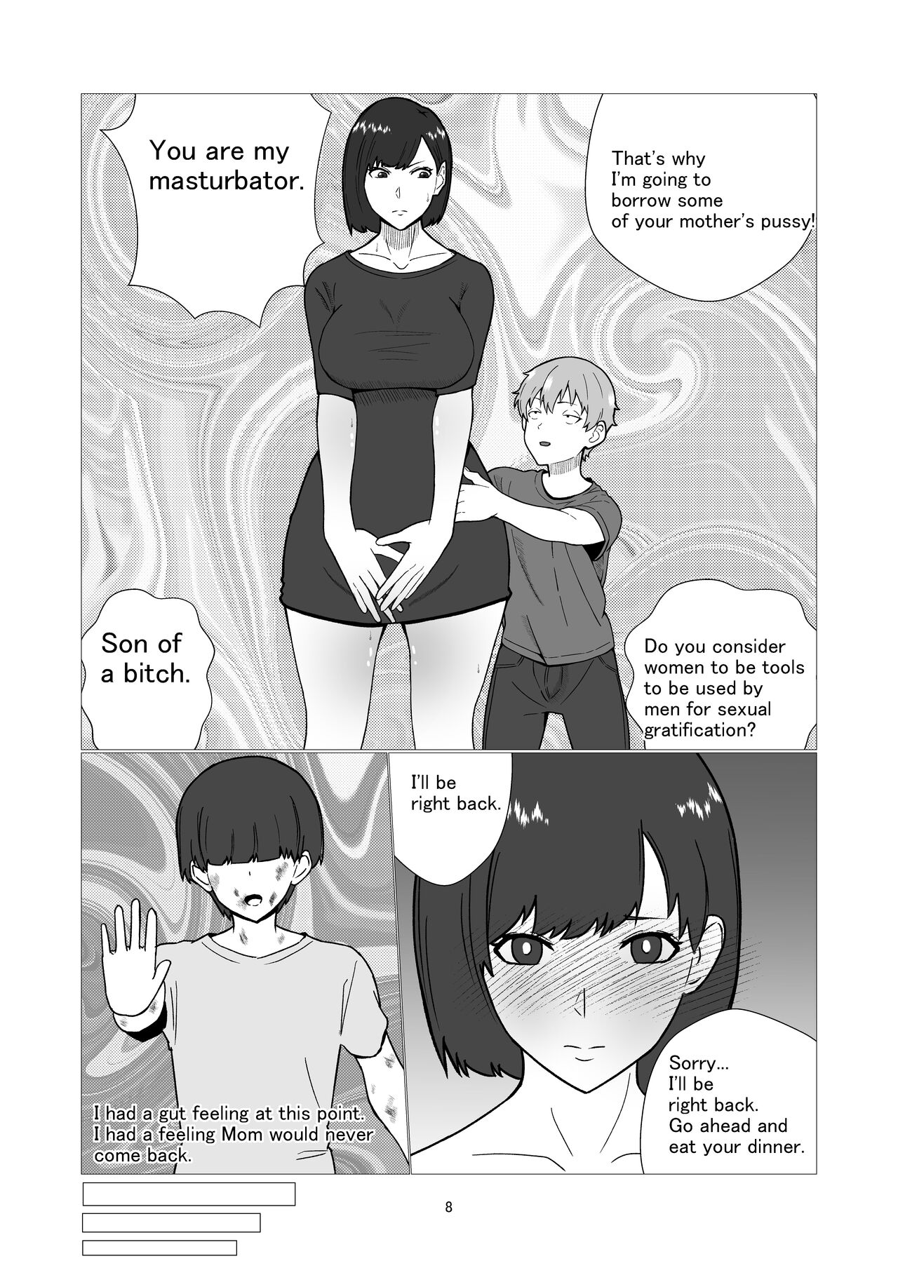 大嫌いなイジメっ子同級生の寝取られ肉便器になった母 English version page 8 full