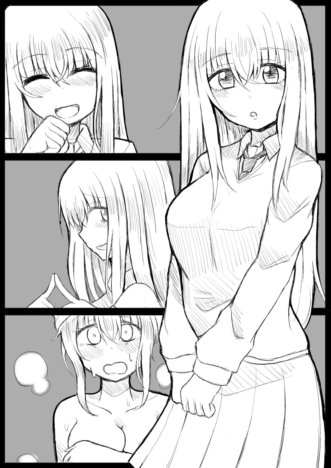 Muku datta no ni  Dondon Hentai ni Sarechau  Musume no Kiroku page 2 full