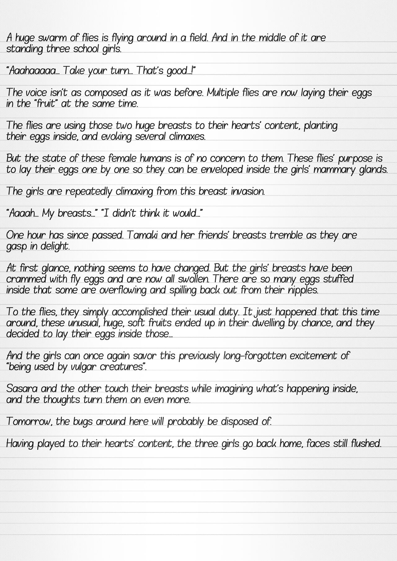 Misuke's Short Stories 10 - Pumpkin Flies page 8 full