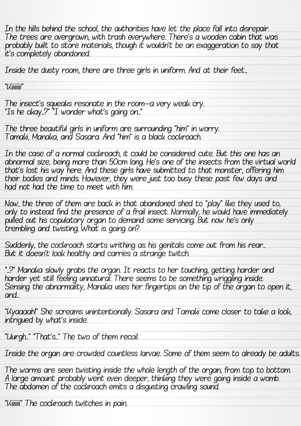 Misuke's Short Stories 8 - Parasitized Cockroach page 2 full