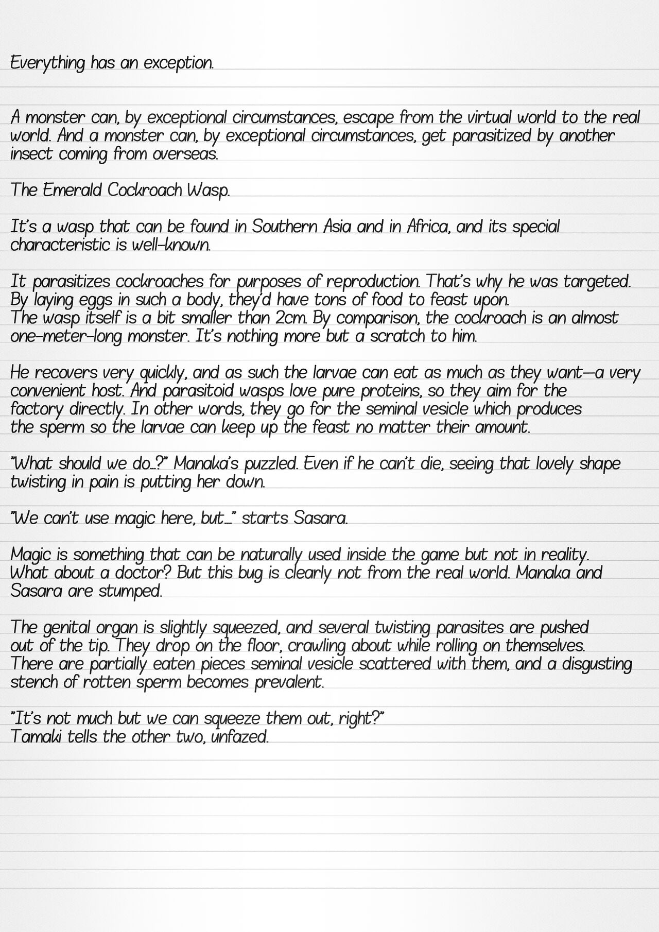 Misuke's Short Stories 8 - Parasitized Cockroach page 4 full