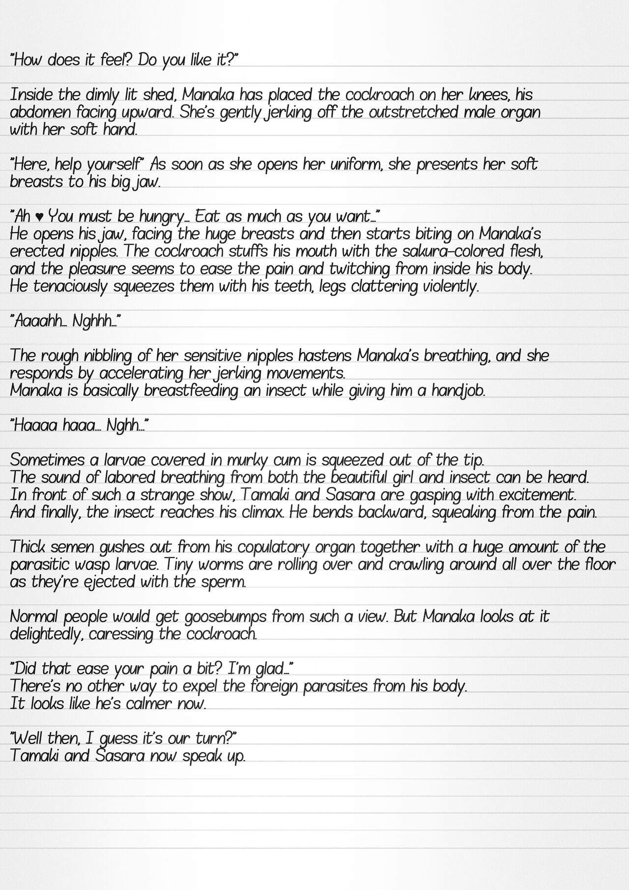 Misuke's Short Stories 8 - Parasitized Cockroach page 5 full