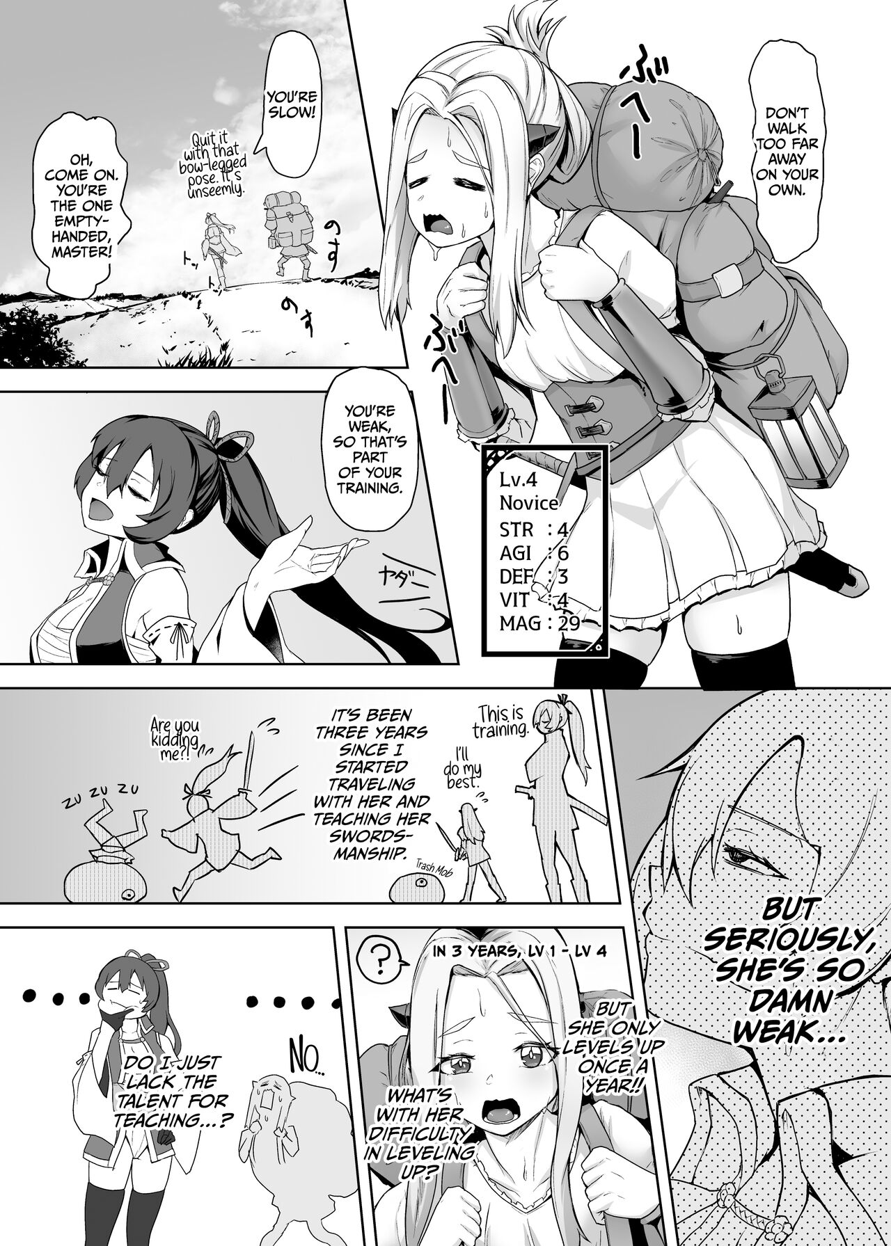 Tsuyoku Yasashii Onna Samurai, Futanari ni Kaerare Tasuketa Musume ni Level Drain Sareryoku de Nejifuserare Kyousei Shasei page 7 full