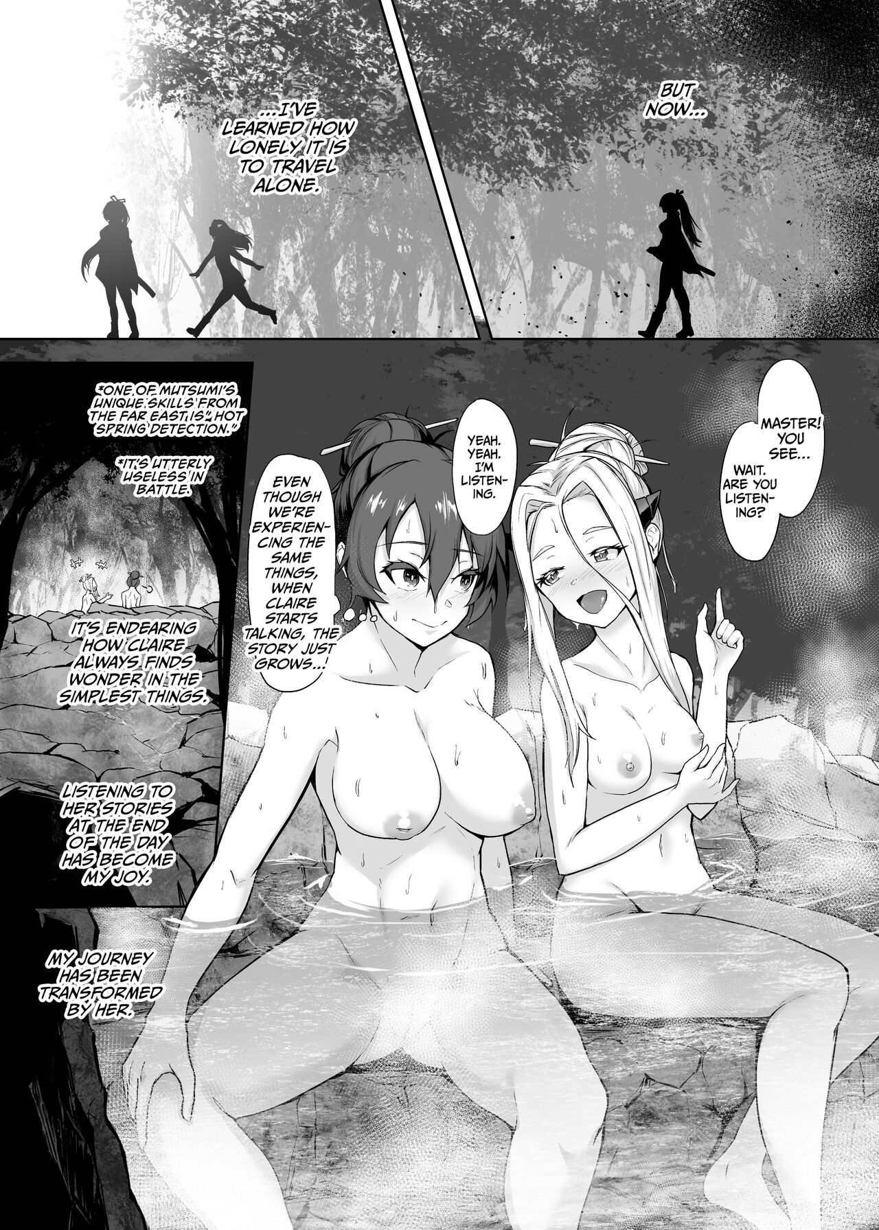 Tsuyoku Yasashii Onna Samurai, Futanari ni Kaerare Tasuketa Musume ni Level Drain Sareryoku de Nejifuserare Kyousei Shasei page 8 full