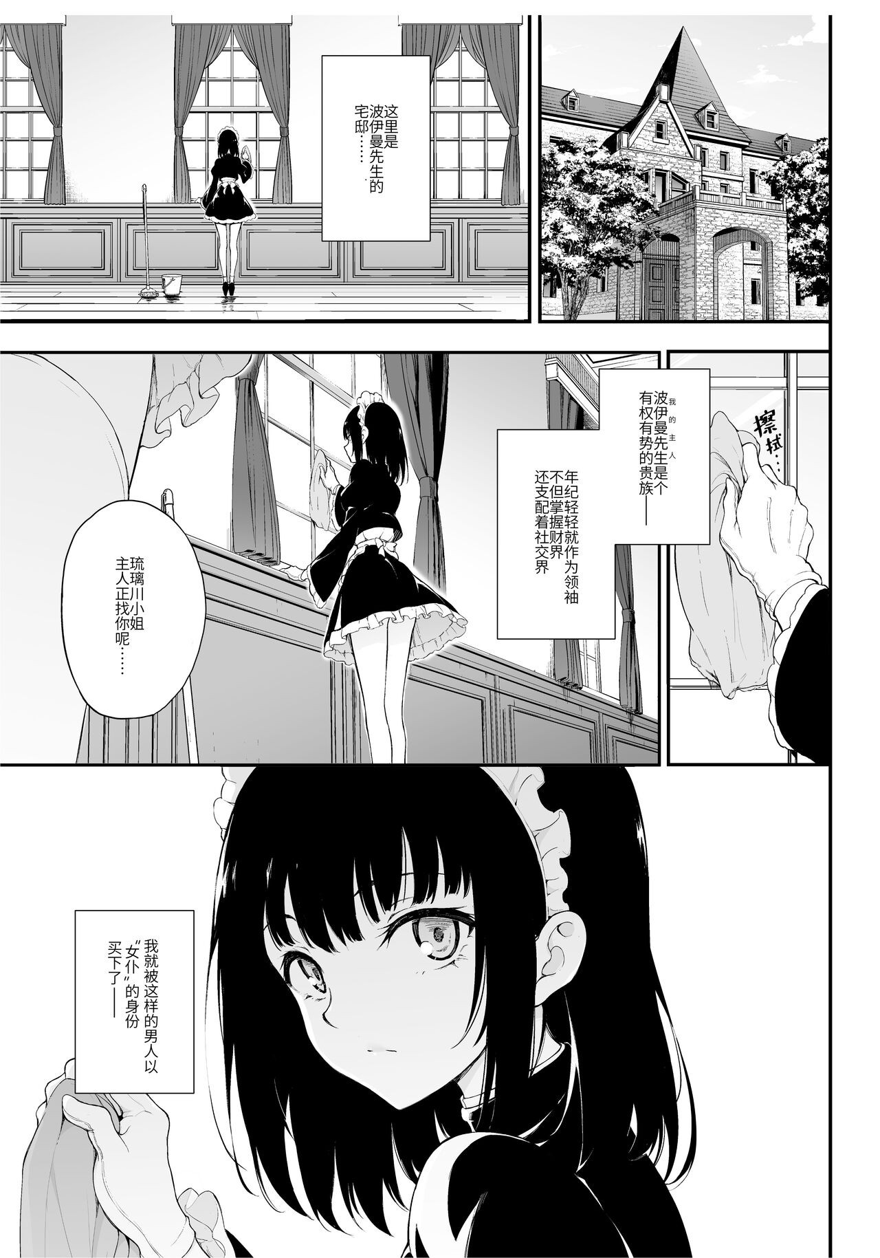 Maid Kyouiku. -Botsuraku Kizoku Rurikawa Tsubaki- page 2 full