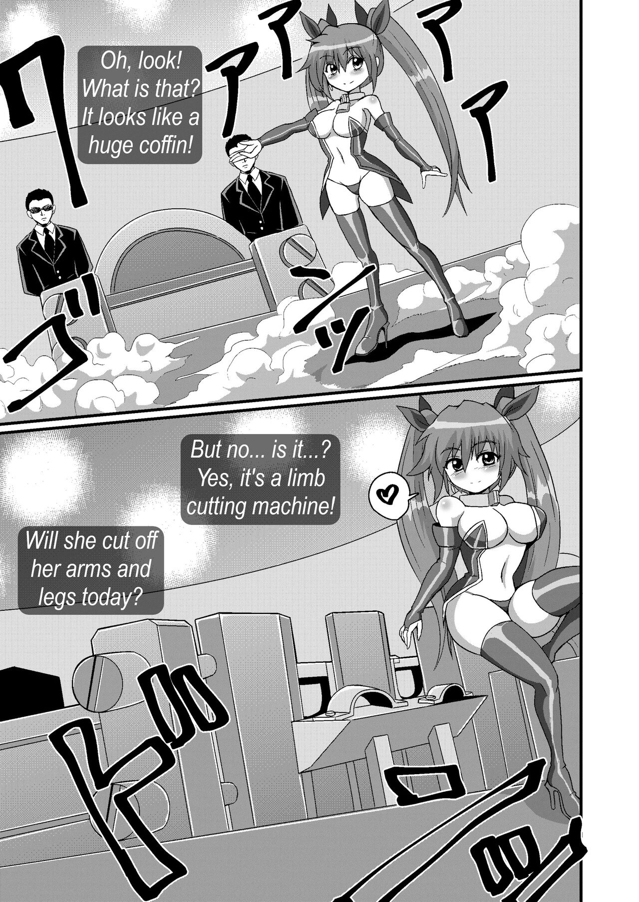 Kanzen Kousoku Dasshutsu Magic! Jintai Setsudan Sarete Seikan Dekiru no ka!? | Escape Queen Juna - Can she survive without her limbs? page 6 full