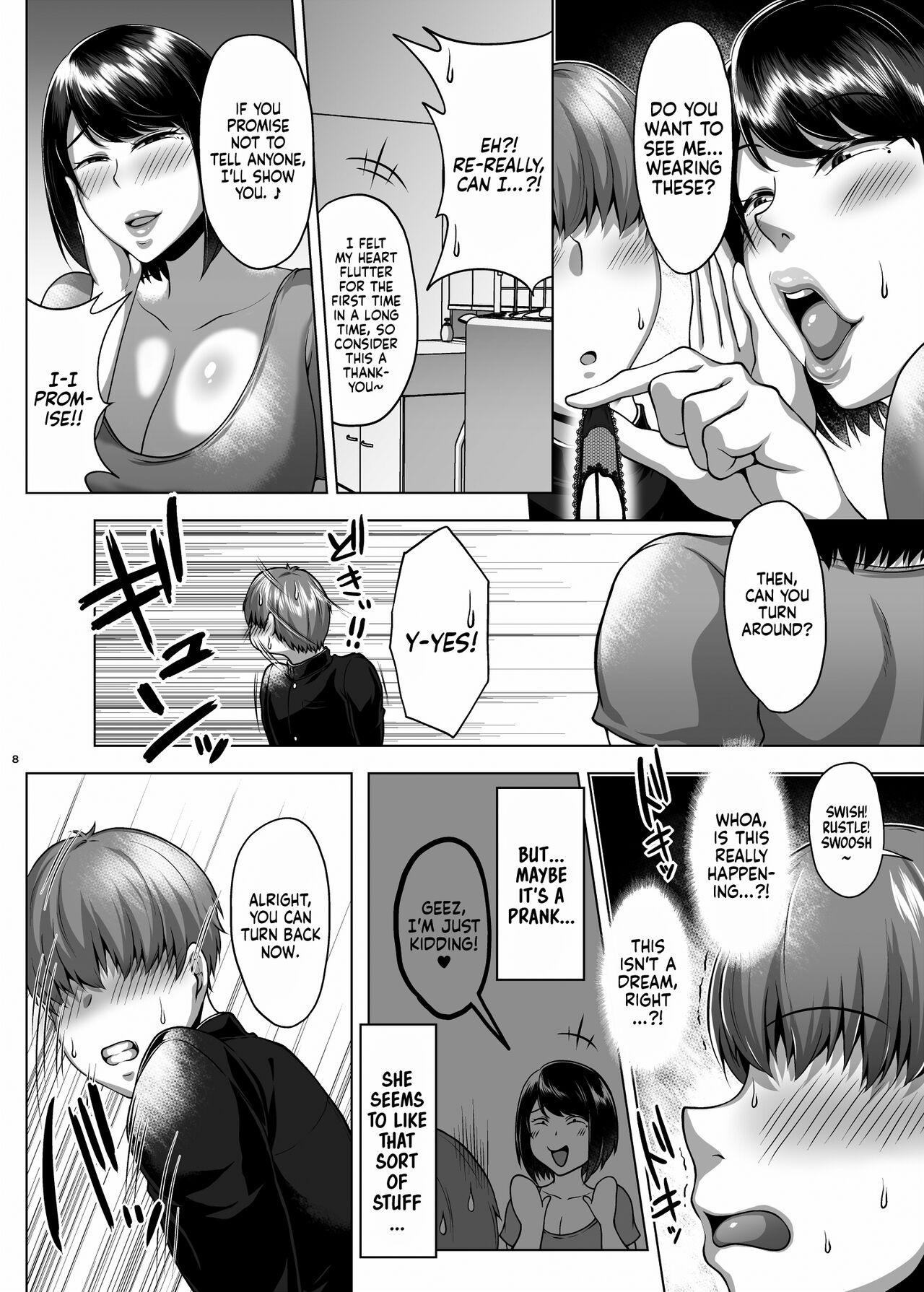 Tomodachi no Muchimuchi na Okaa-san to Zupposhi Asedaku Otomarikai | An Intense, Sweaty Overnight Stay with a Friend's Thicc Mom page 9 full