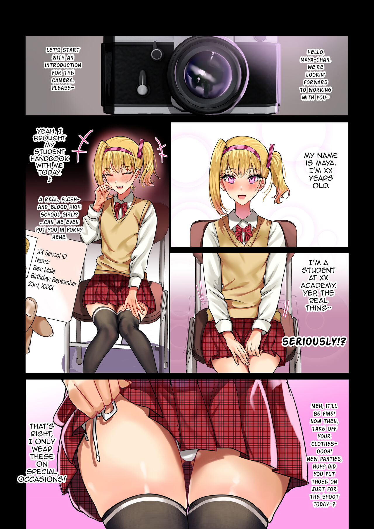 Maya-chan no AV Choukyou Debut | Maya-chan's AV Training Debut page 3 full