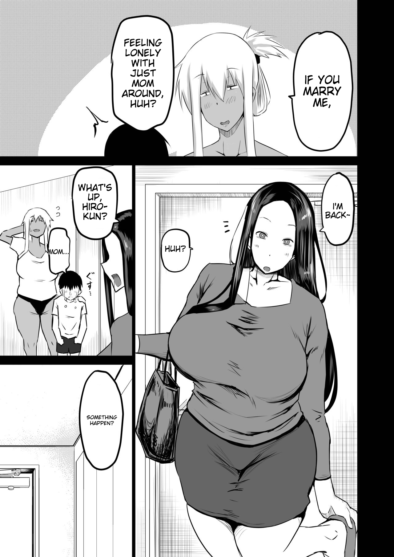 Tomodachi ga Boku no Oba to Mama de Gachinuki-1280x page 4 full
