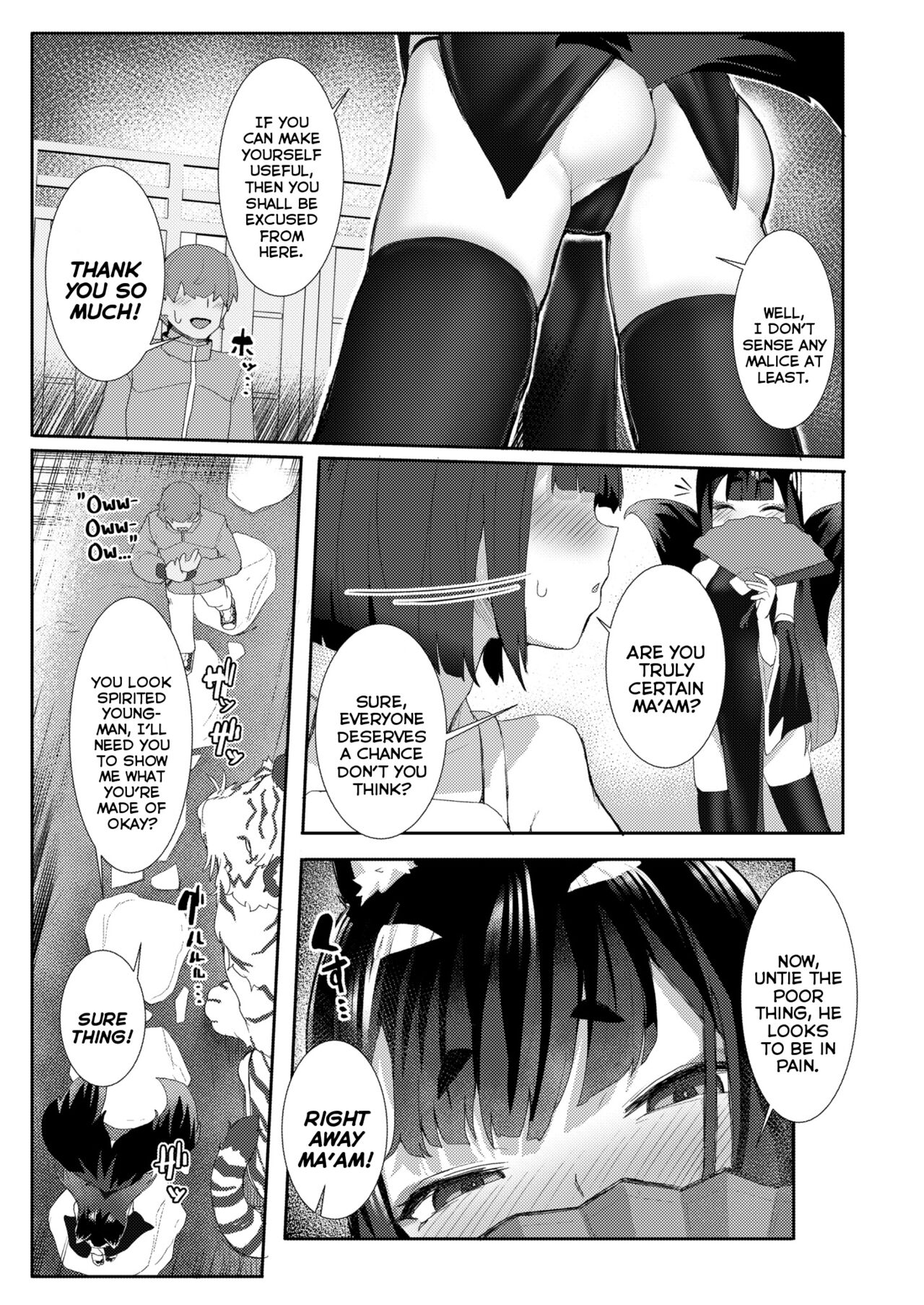 Okitsune-sama no Sakusei Ecchi | A Fox-Mistress's Semen-Squeezing Sex page 5 full