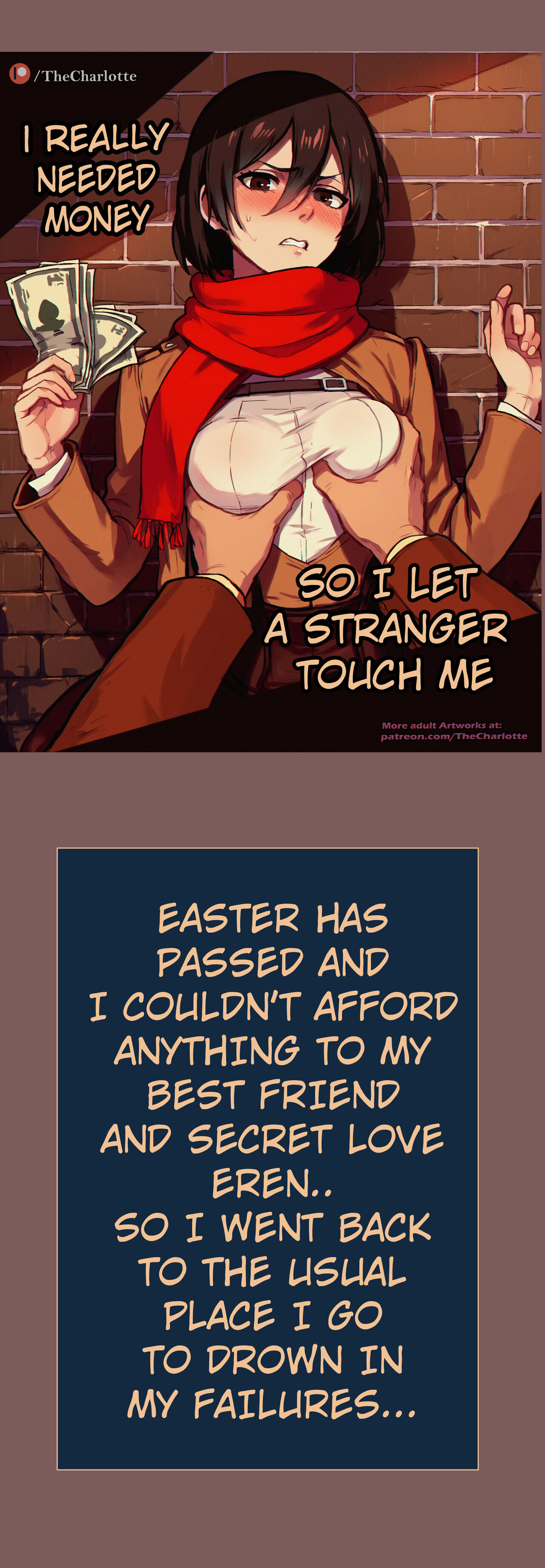 Mikasa Debauched Life page 1 full