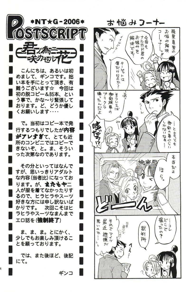 Ace Attorney DJ - Kimi no Tame page 3 full