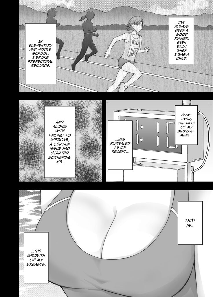 24-Jikan taikyuu eromassaaji ~ Mune no ouki-sa ni nayamu joshi rikujou senshu ga hamerareta wana~ page 2 full