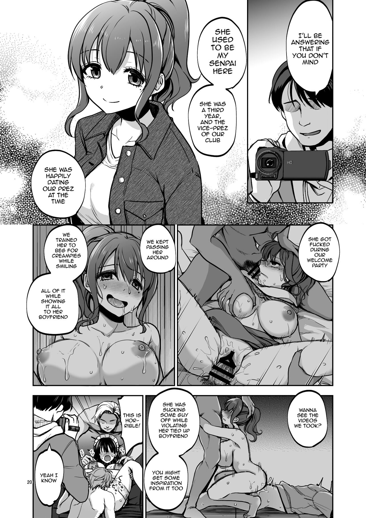 [Touketsu Shamen (Touketsu)] Omoide wa Yogosareru 2 ~Kokoro made Somerarete~ | Disgraced Memories 2 -Stained Down To The Heart- [English] {Doujins.com} [Digital] Hentai - Raw  19