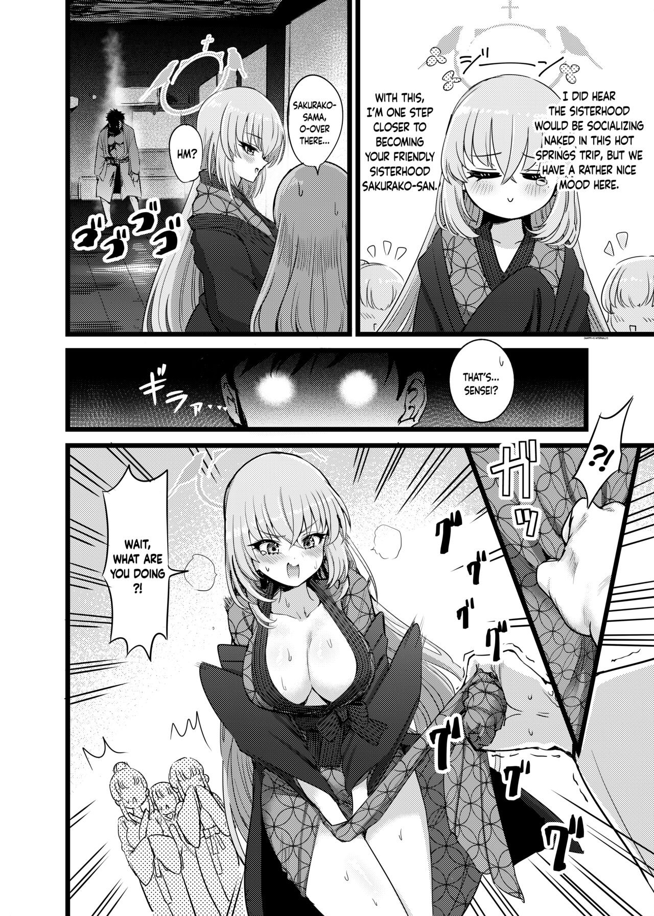 Yukemuri Biyaku Jiken!! Tatakae!! SEX Avengers!! | The Hot Springs Aphrodisiac Incident! Fight on, SEX Avengers!! page 7 full