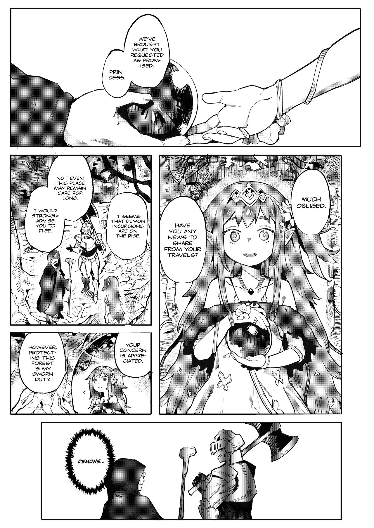 Seirei Rougoku Nyehiru ~Choukyou Zumi no Osanai Shikyuu ni Kizamareru Koufuku Bunsho~ | Enslaved Nymph Nyehil - The Tale of a Broken Sow Whose Immature Womb Was Trained To Submit page 3 full