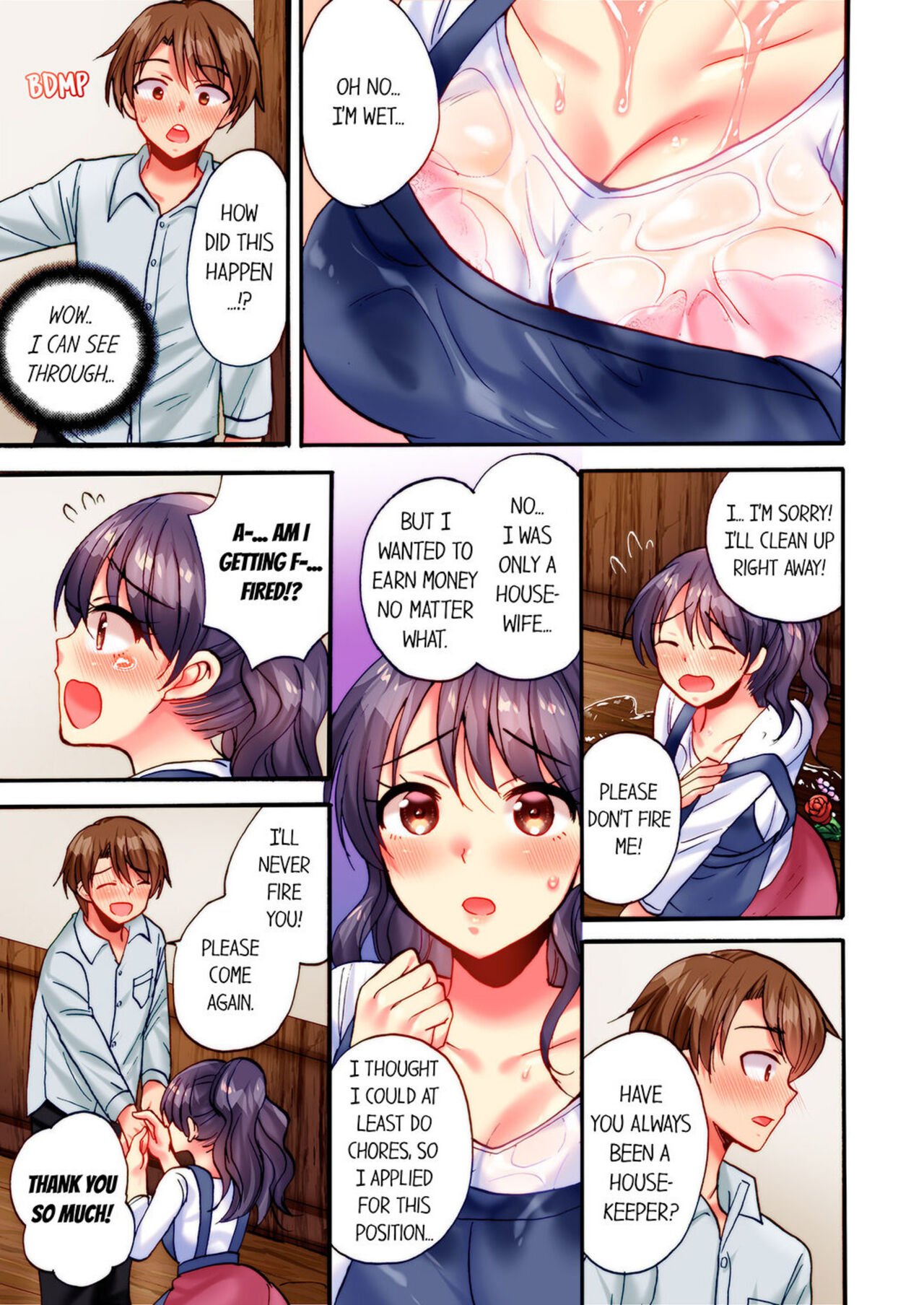 "Dame! Uwaki ni Nacchau" Sōnyū ni Yowai Hitozuma wa Shigoto chū ni Gachīki SEX | “We Can’t! It’ll Be an Affair!” Wife Who Loves Penetration Has Hardcore Sex During Work 1 page 9 full