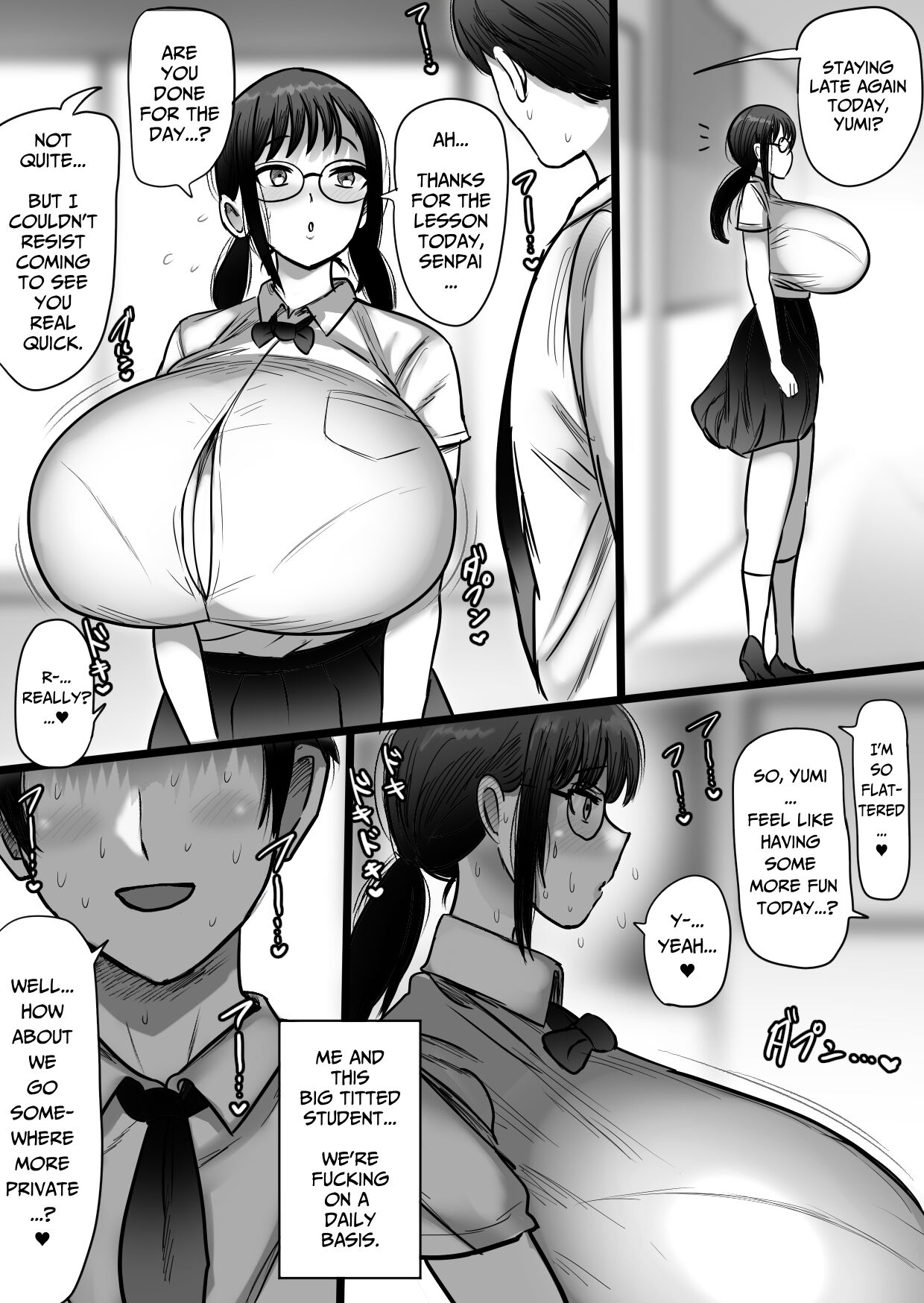 Orikou Jimi Megane Bakunyuu to no Furin Koubi page 3 full