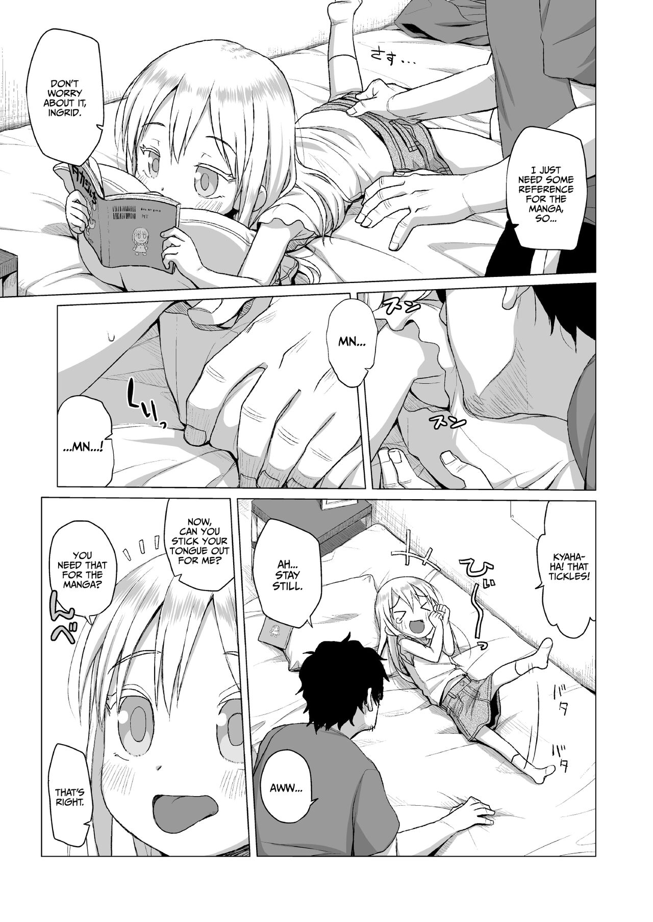 Uchi no Tonari no Shougakusei wa Kinpatsu Hekigan Ecchi Suki | The Girl Next Door Is A Blue-eyed Blonde That Loves Sex page 8 full