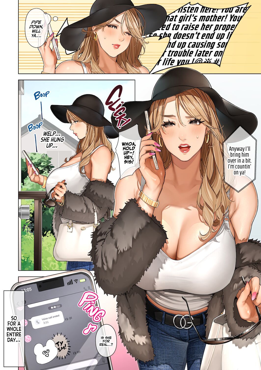 [Sakura no Tomoru Hi e] Gal Mama Anna-san [English] [korafu] Hentai - Raw  3