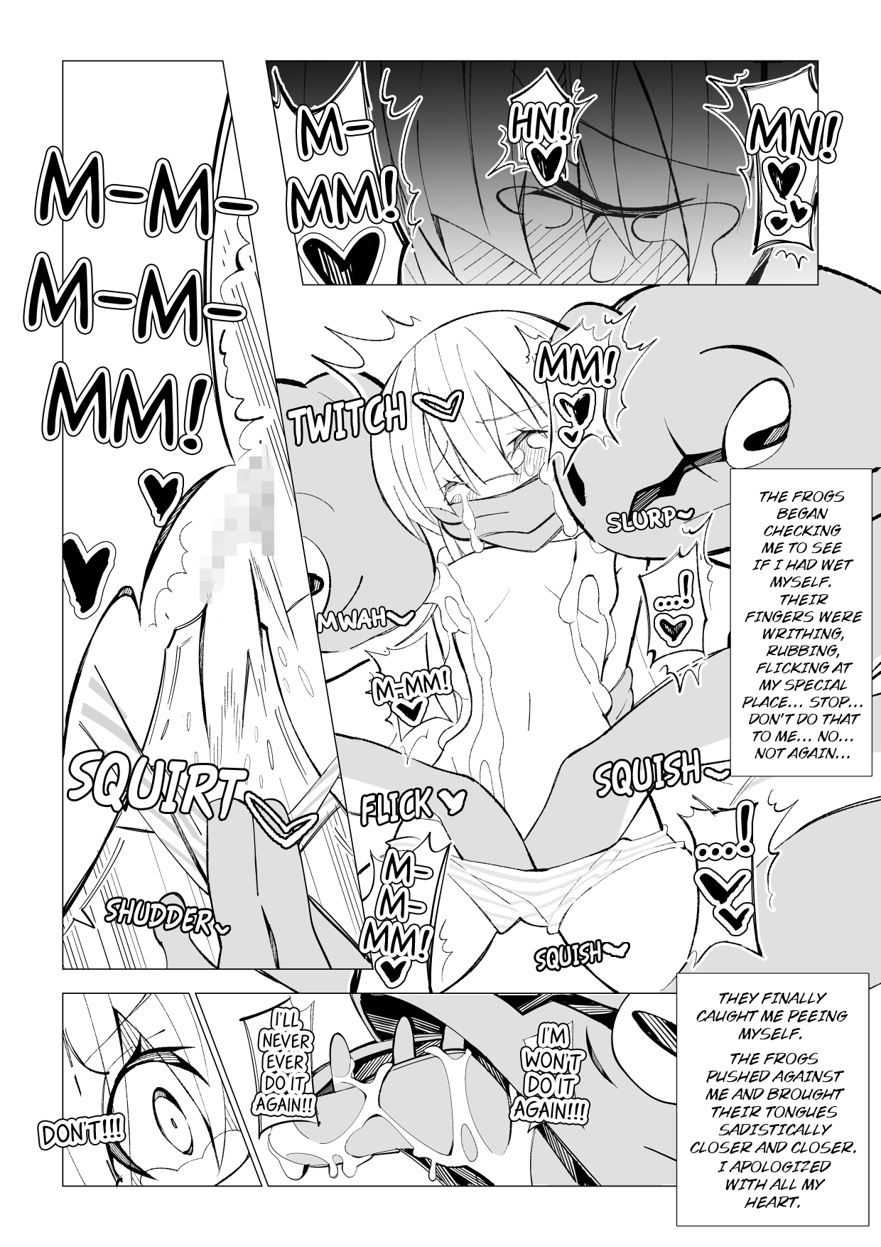 Kaeru Ryoujoku Nikki | Frog and Girl's Sex Diary page 9 full