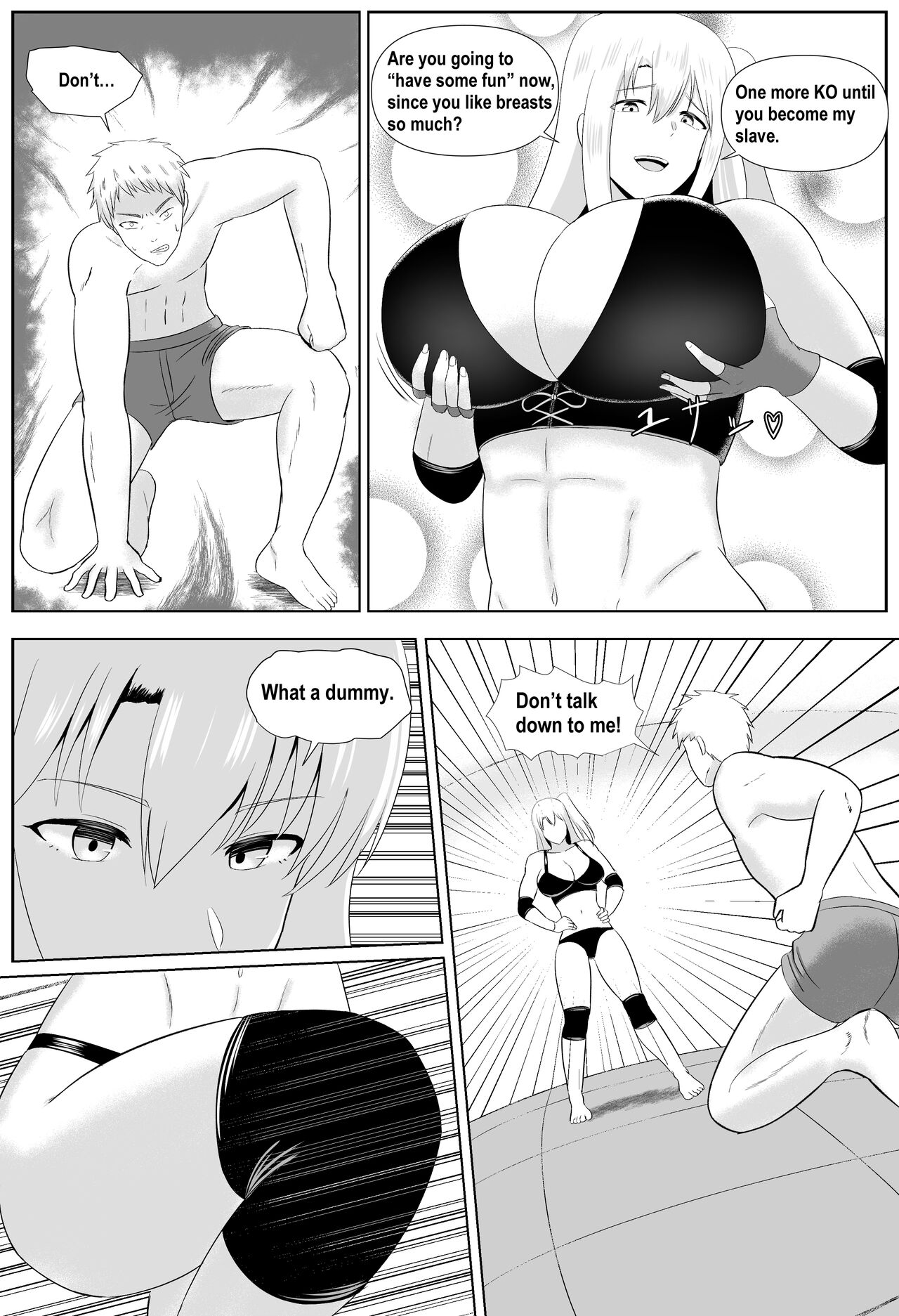 Taiman! -Saki-chan ni Maketakunai!- | Taiman! I Can't Let Saki Beat Me! page 3 full