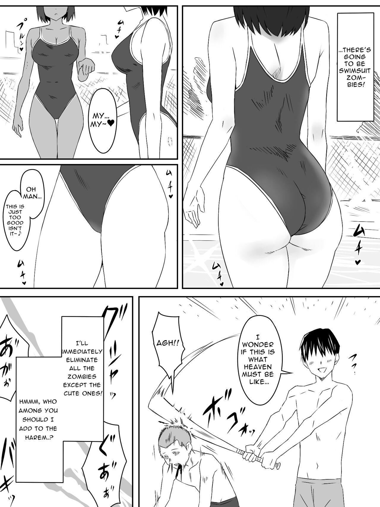 Zombie Harem Life ~Antibogi no Ore to Bakunyuu Zombie~ 2 | Zombie Harem Life ~My Immunity and the Big-Titted Zombie~ 2 page 10 full