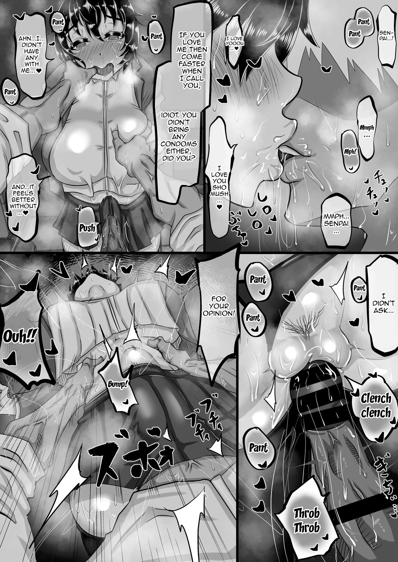 [Chae] Furin Chuudoku ni Natta Kanojo wa Yori Tsuyoi Shigeki o Motomete Netorare Douga o Kareshi ni Okuru | A Girlfriend Addicted to Cheating Sends a Netorare Video To Her Boyfriend In Search of Greater Stimulus [English] {Doujins.com} Hentai - Raw  40