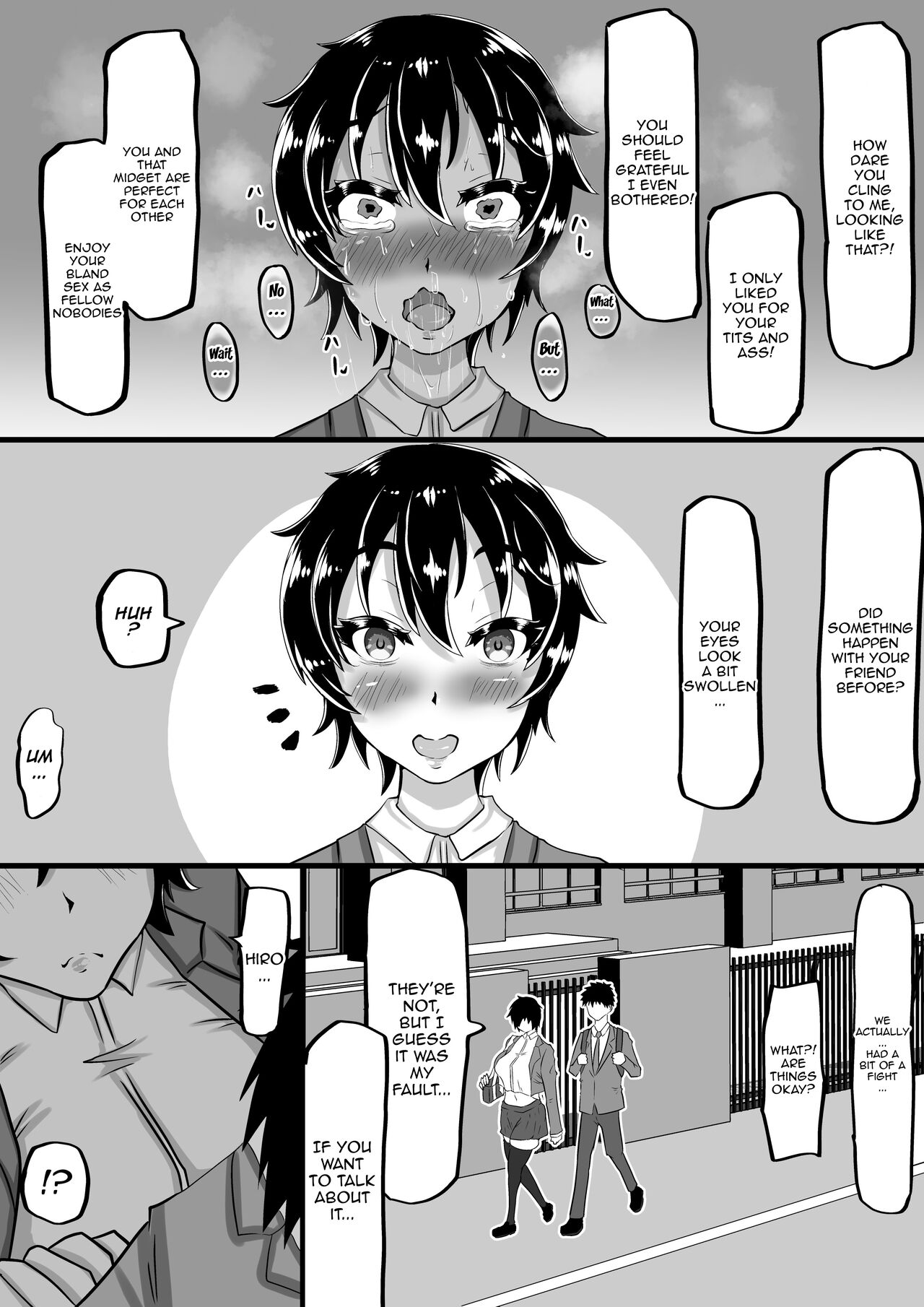 [Chae] Furin Chuudoku ni Natta Kanojo wa Yori Tsuyoi Shigeki o Motomete Netorare Douga o Kareshi ni Okuru | A Girlfriend Addicted to Cheating Sends a Netorare Video To Her Boyfriend In Search of Greater Stimulus [English] {Doujins.com} Hentai - Raw  44