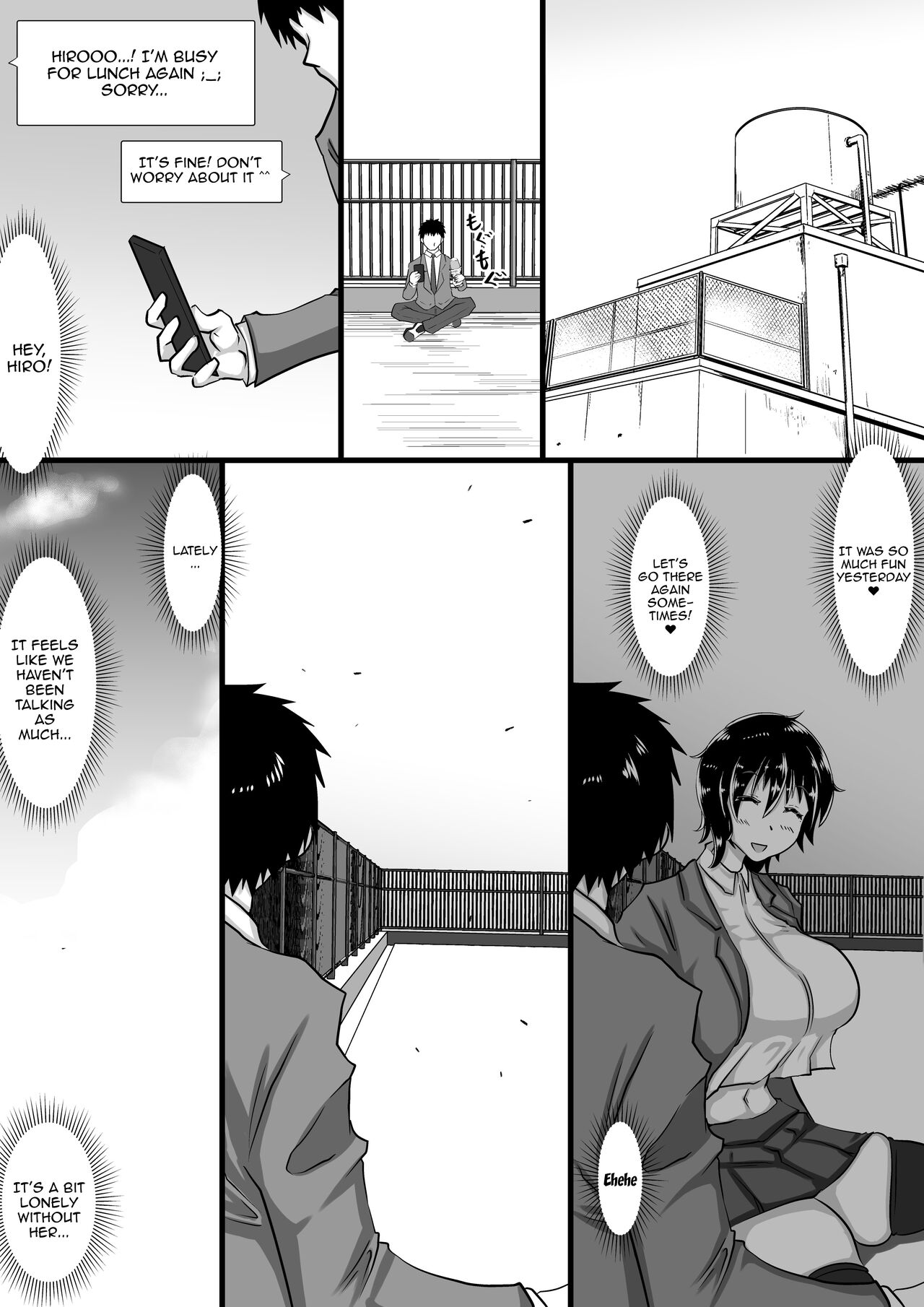 [Chae] Furin Chuudoku ni Natta Kanojo wa Yori Tsuyoi Shigeki o Motomete Netorare Douga o Kareshi ni Okuru | A Girlfriend Addicted to Cheating Sends a Netorare Video To Her Boyfriend In Search of Greater Stimulus [English] {Doujins.com} Hentai - Raw  53